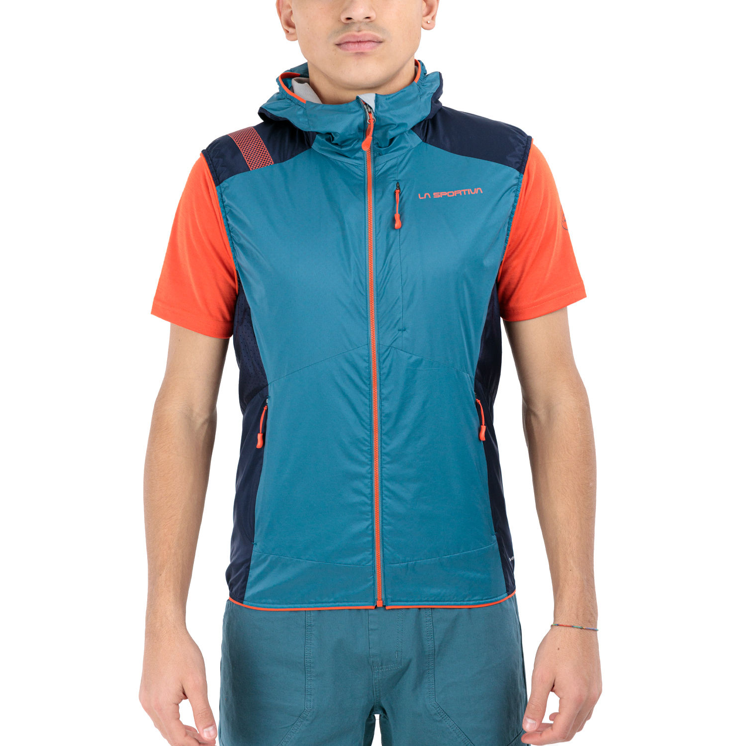 La Sportiva Across Lite Gilet - Hurricane/Deep Sea