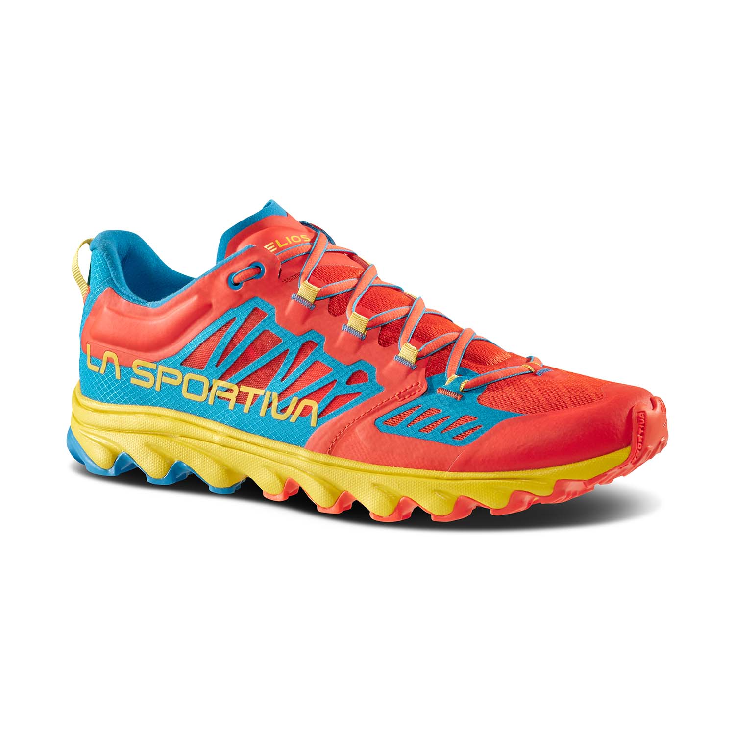 La Sportiva Helios III - Cherry Tomato/Tropic Blue