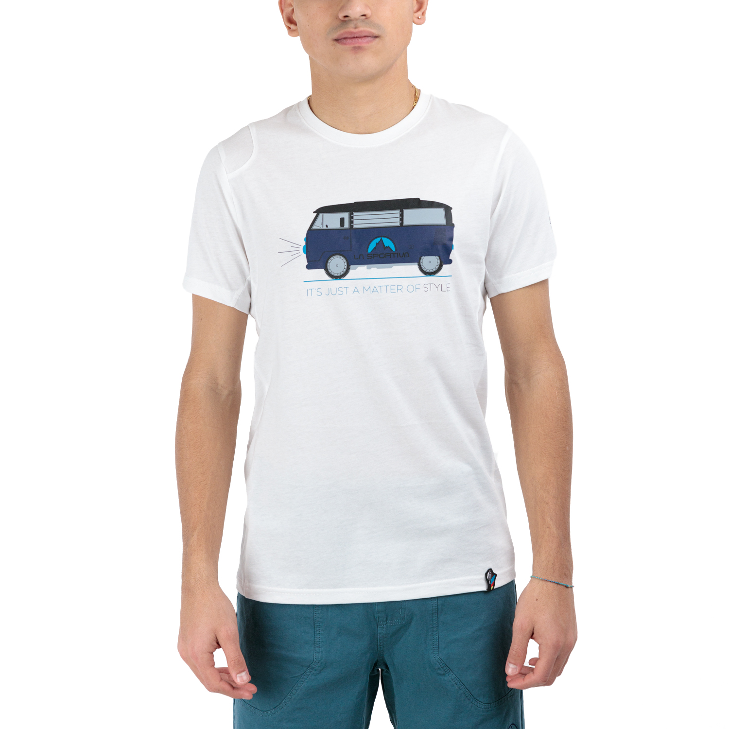 La Sportiva Van Camisa - White/Deep Sea