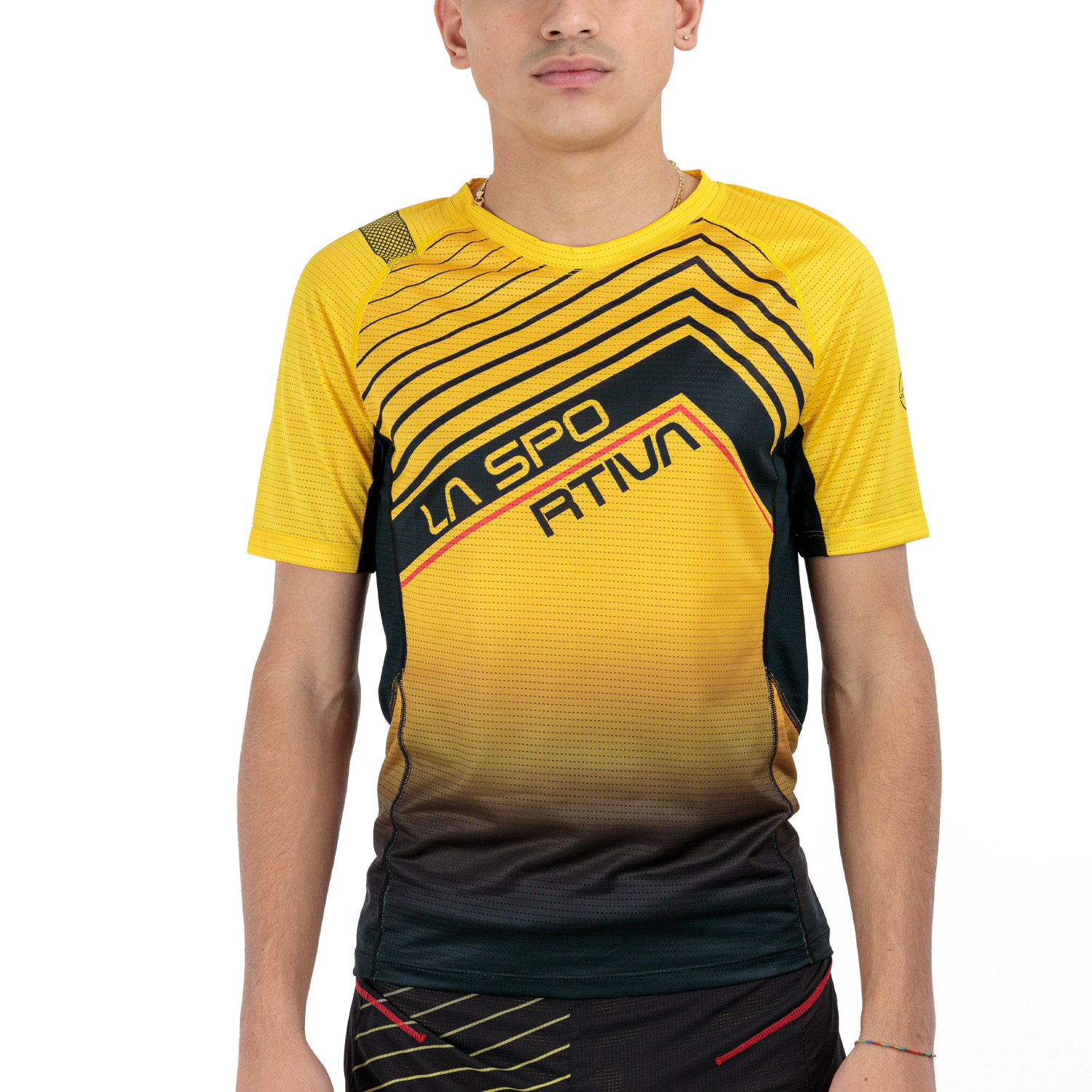 La Sportiva Wave T-Shirt - Yellow/Black