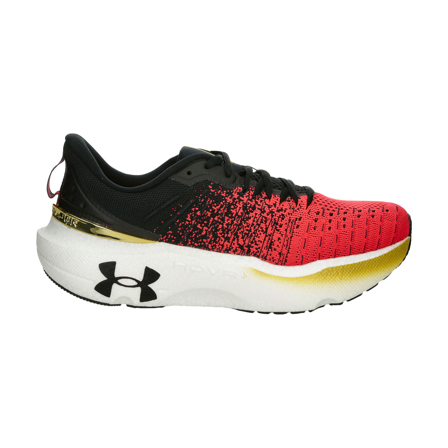 Under Armour Infinite Elite - Black/Solar Red/Metallic Gold