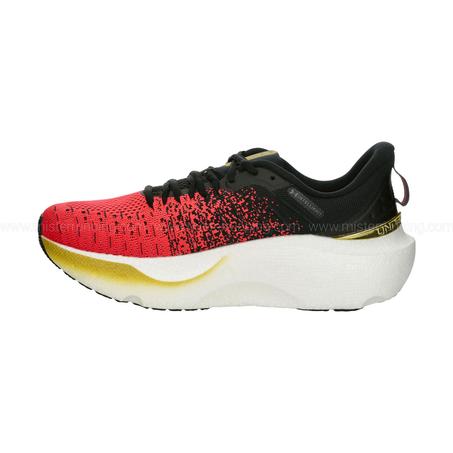 Under Armour Infinite Elite - Black/Solar Red/Metallic Gold