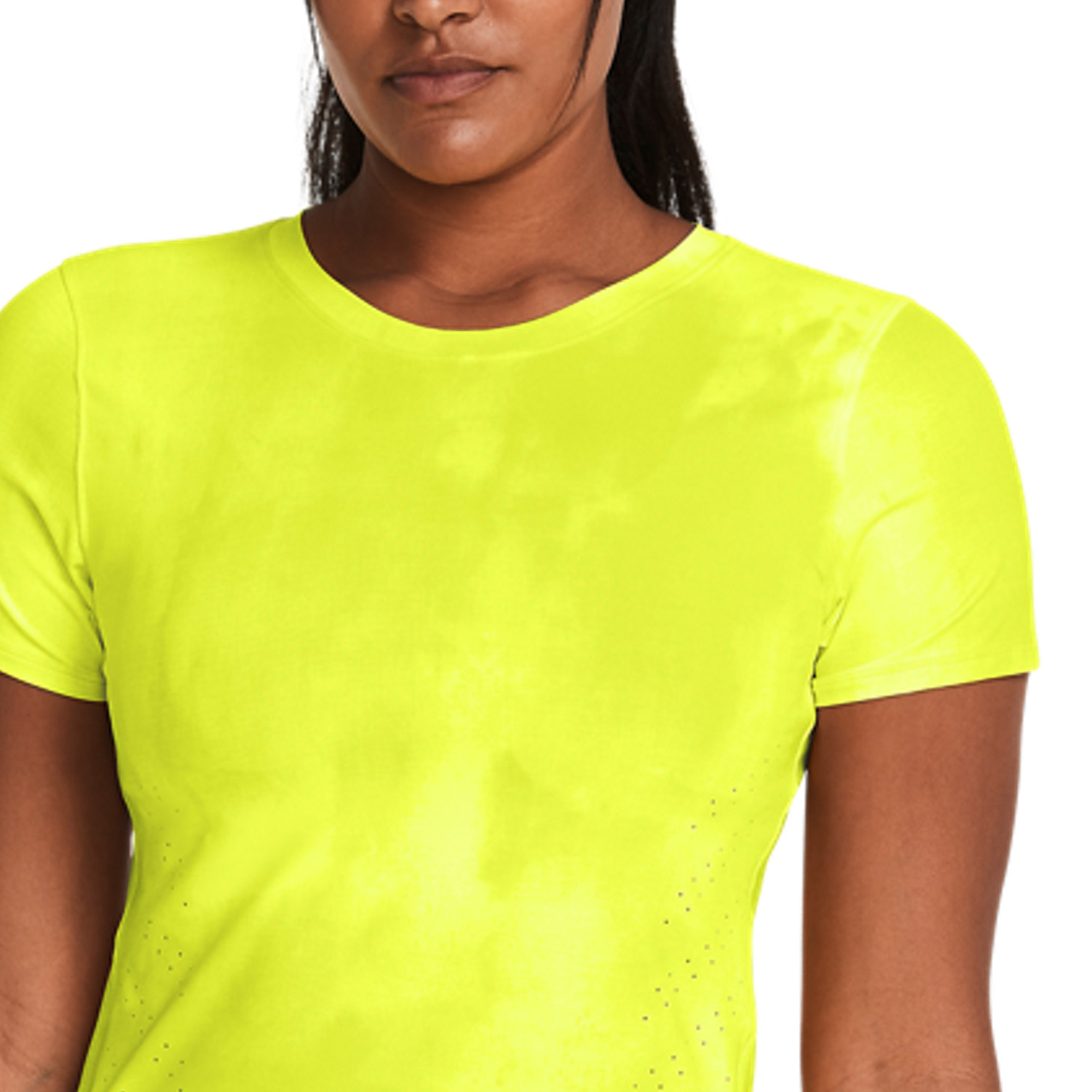 Under Armour Laser Wash Maglietta - High Vis Yellow/Reflective