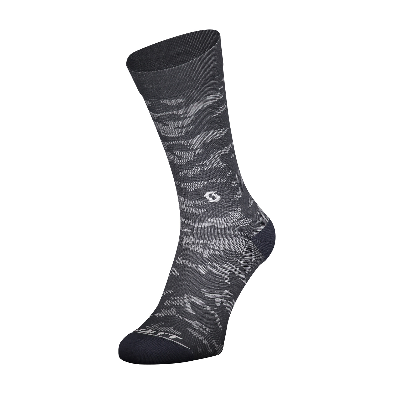 Scott Trail Camo Calze - Dark Grey/White