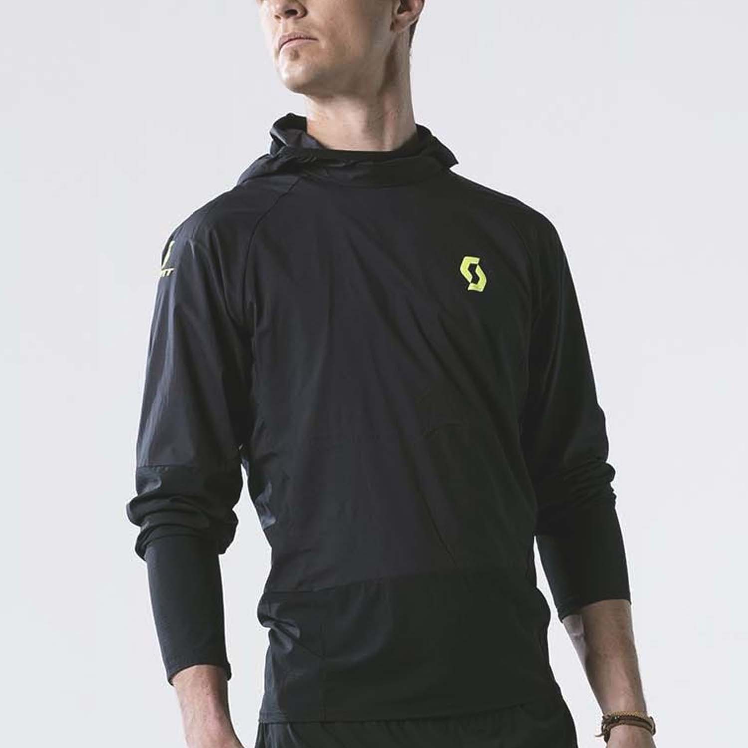 Scott Windshield RC Run Jacket - Black/Yellow