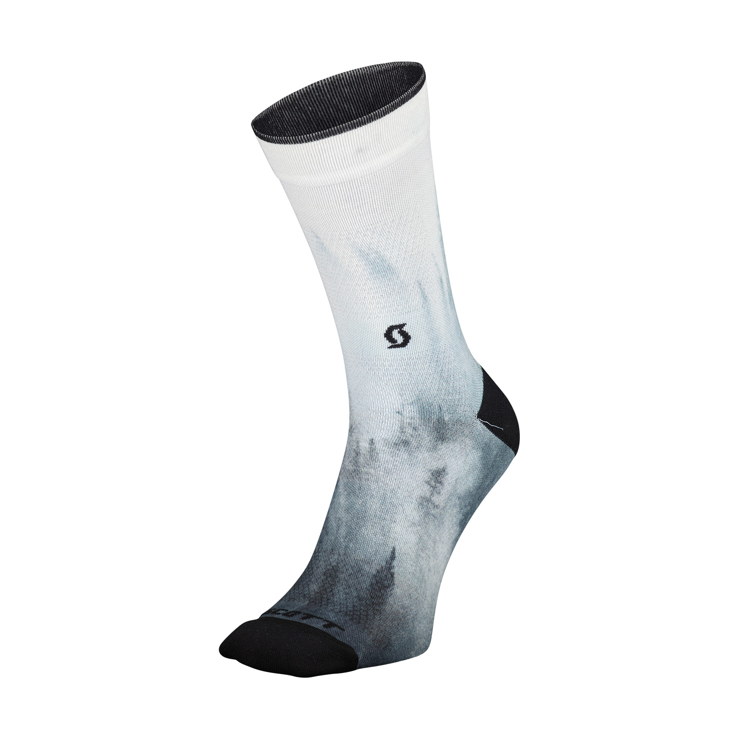 Scott Trail Crew Socks - Black/White