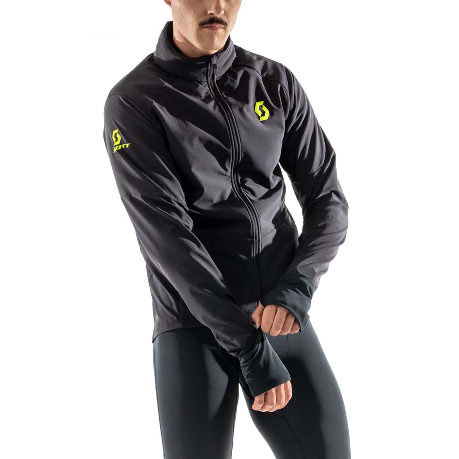 Scott RC Run Jacket - Black/Yellow