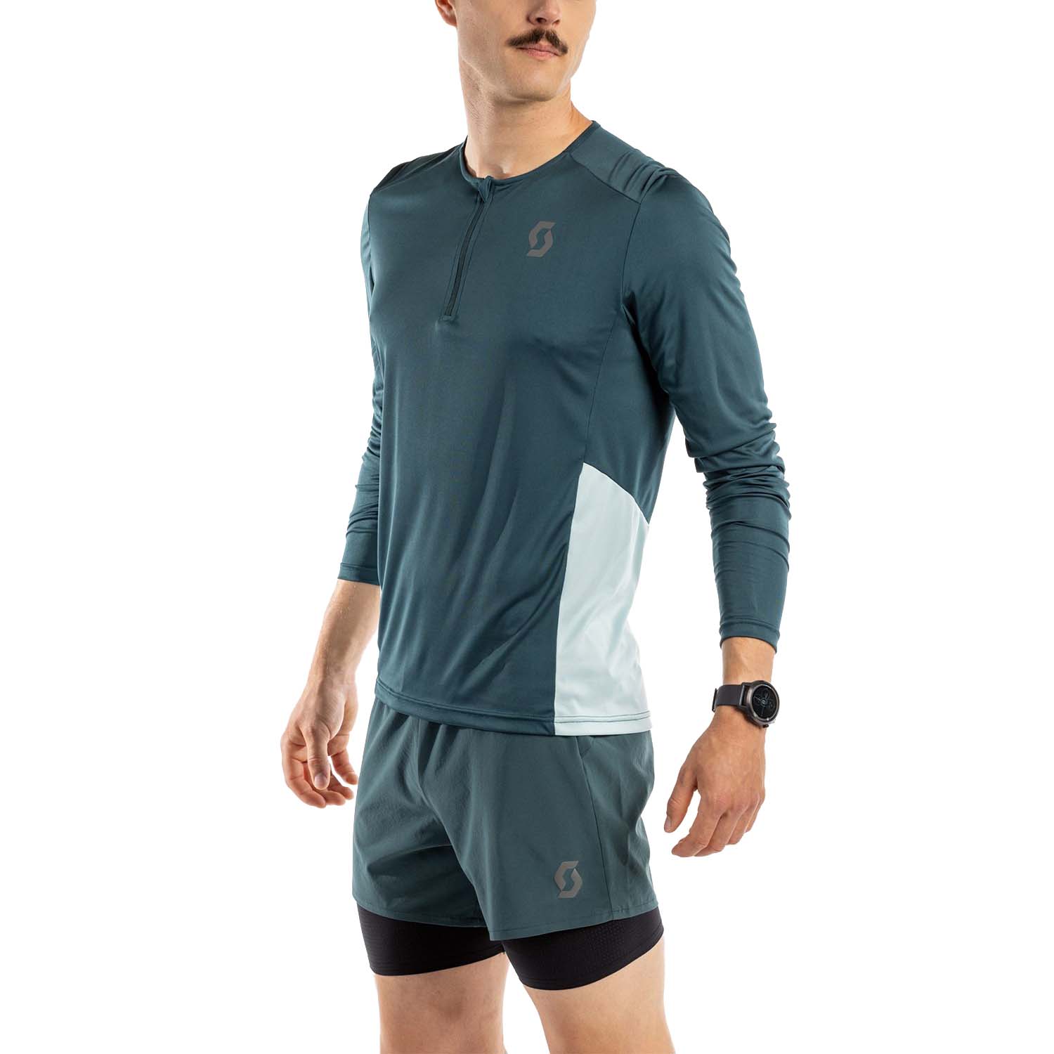 Scott Endurance Camisa - Aruba Green/Mineral Green