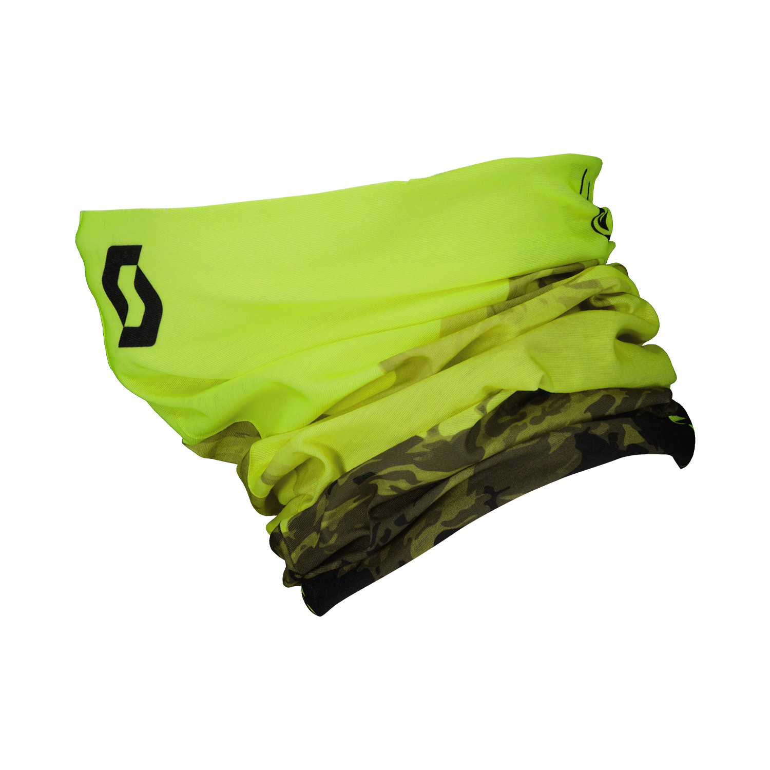 Scott LT Calentador de cuello - Black/Yellow