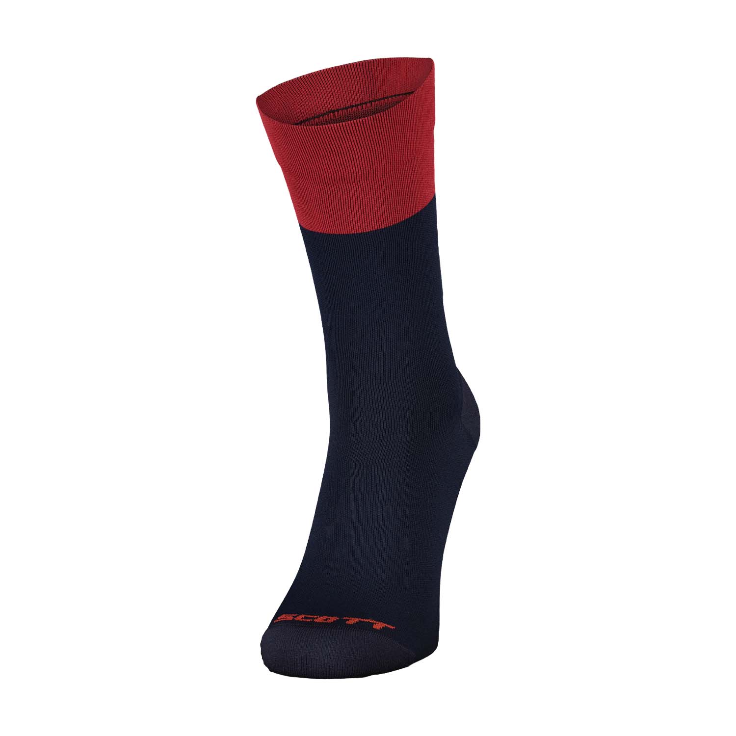 Scott Block Stripe Calcetines - Dark Blue/Wood Red