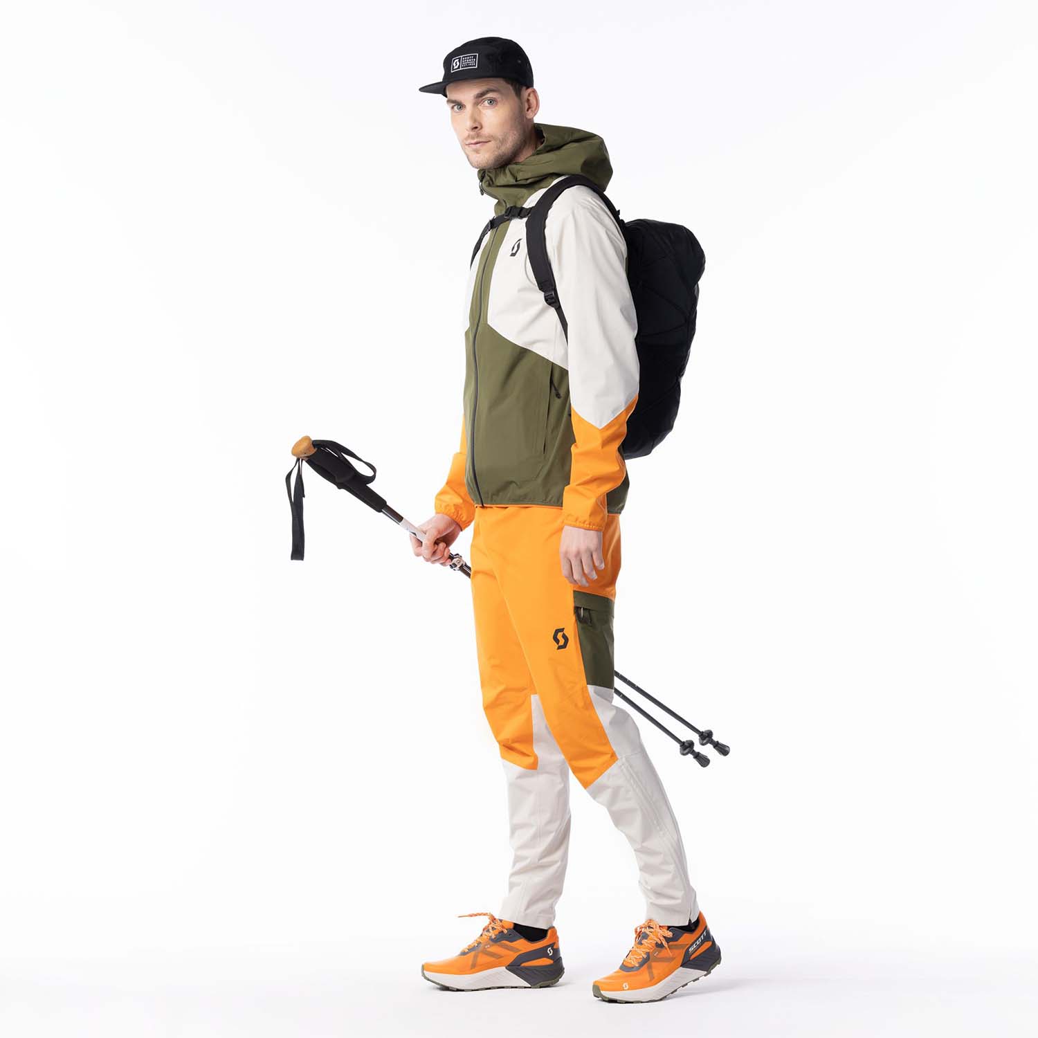 Scott Explorair Light Dryo 2.5 L Pants - Flash Orange/Dust White