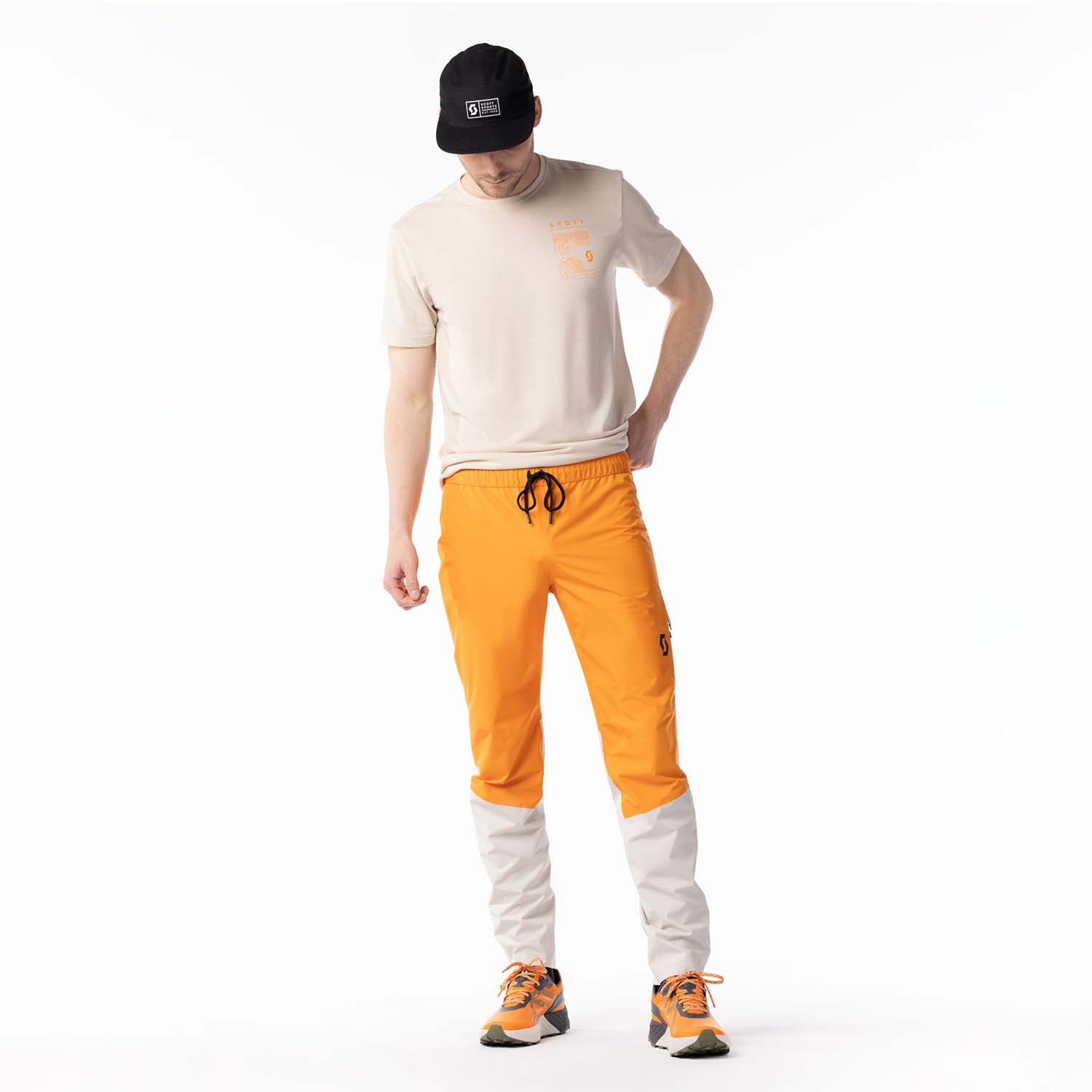 Scott Explorair Light Dryo 2.5 L Pantalones - Flash Orange/Dust White