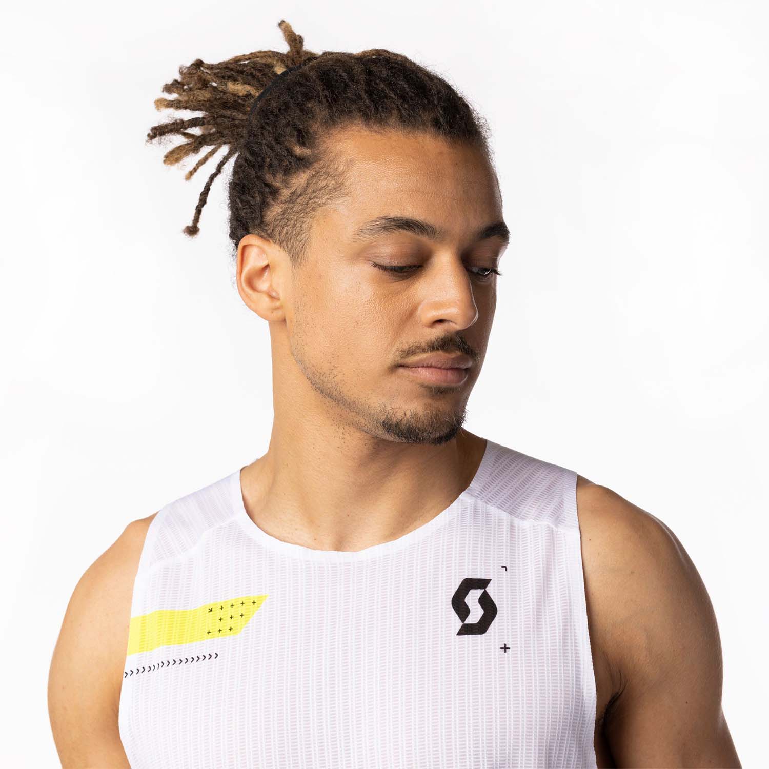 Scott RC Run Top - White/Yellow