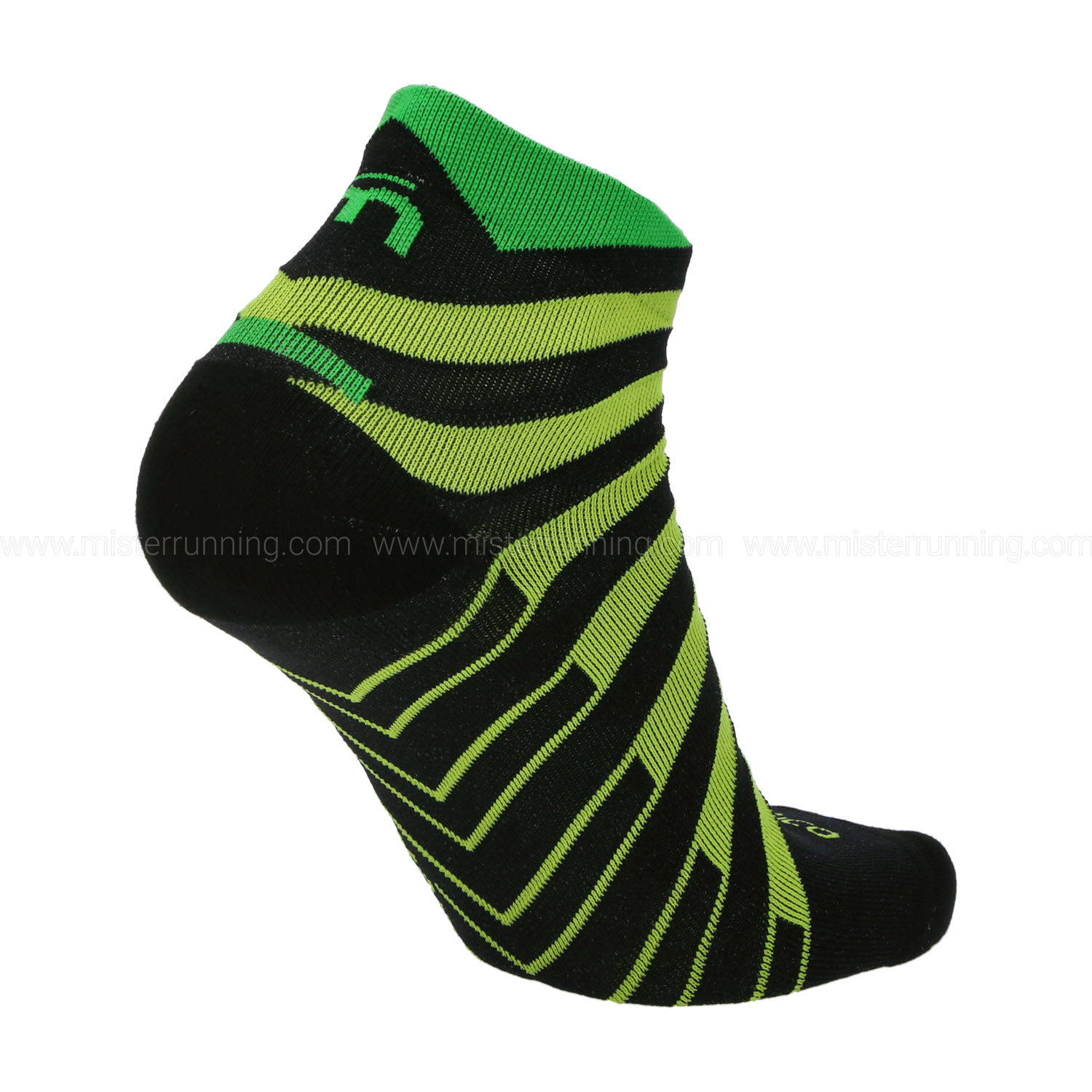 Mico Light Weight Odor Zero Ionic+ Socks - Nero/Giallo Fluo