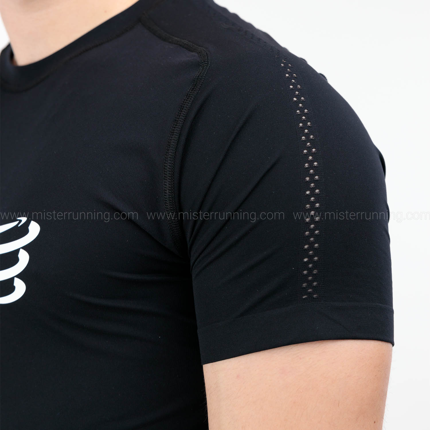 Compressport Performance Camiseta - Black/White