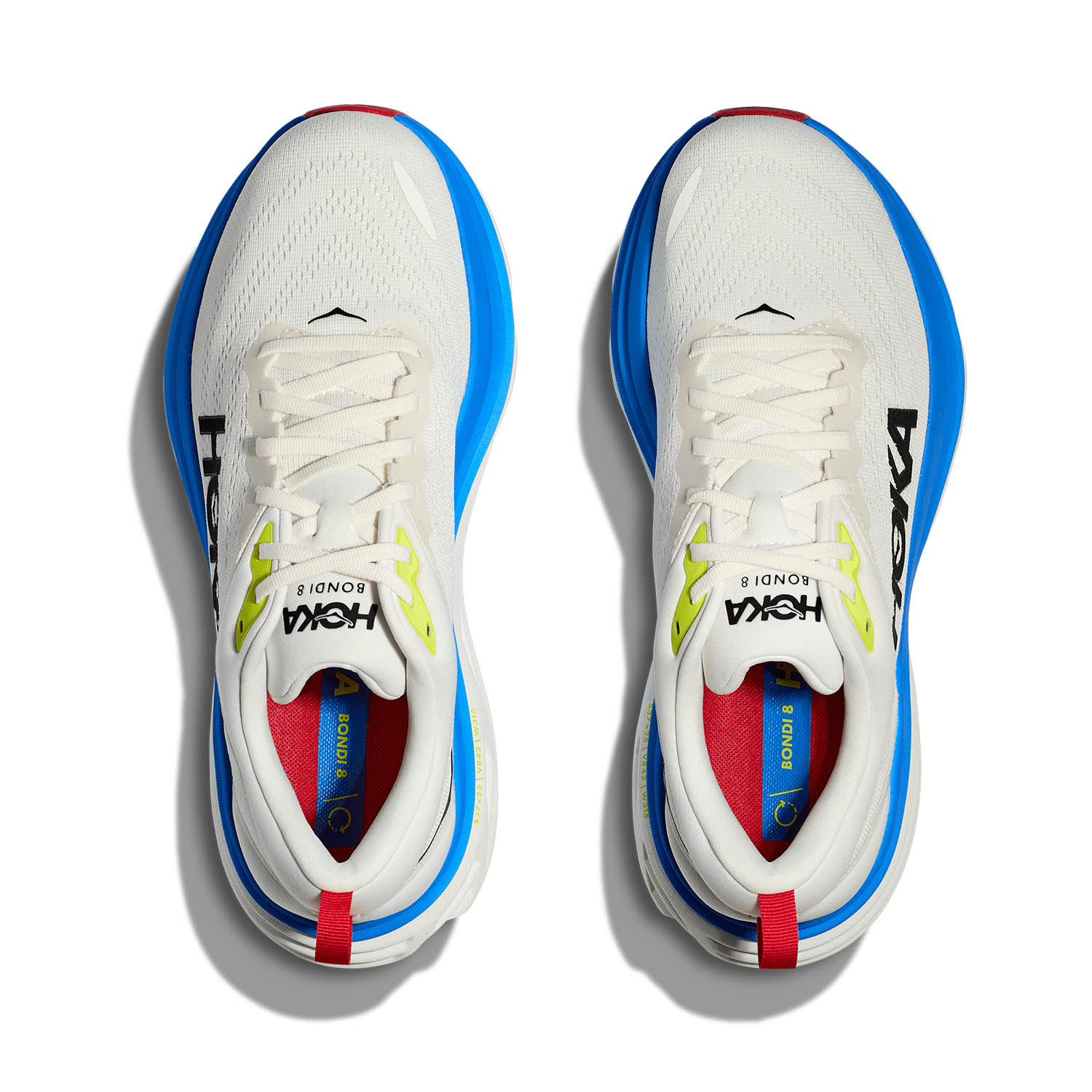 Hoka Bondi 8 - Blanc De Blanc/Virtual Blue