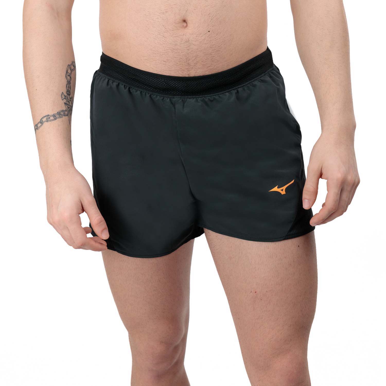 Mizuno Aero 4.5in Shorts - Black