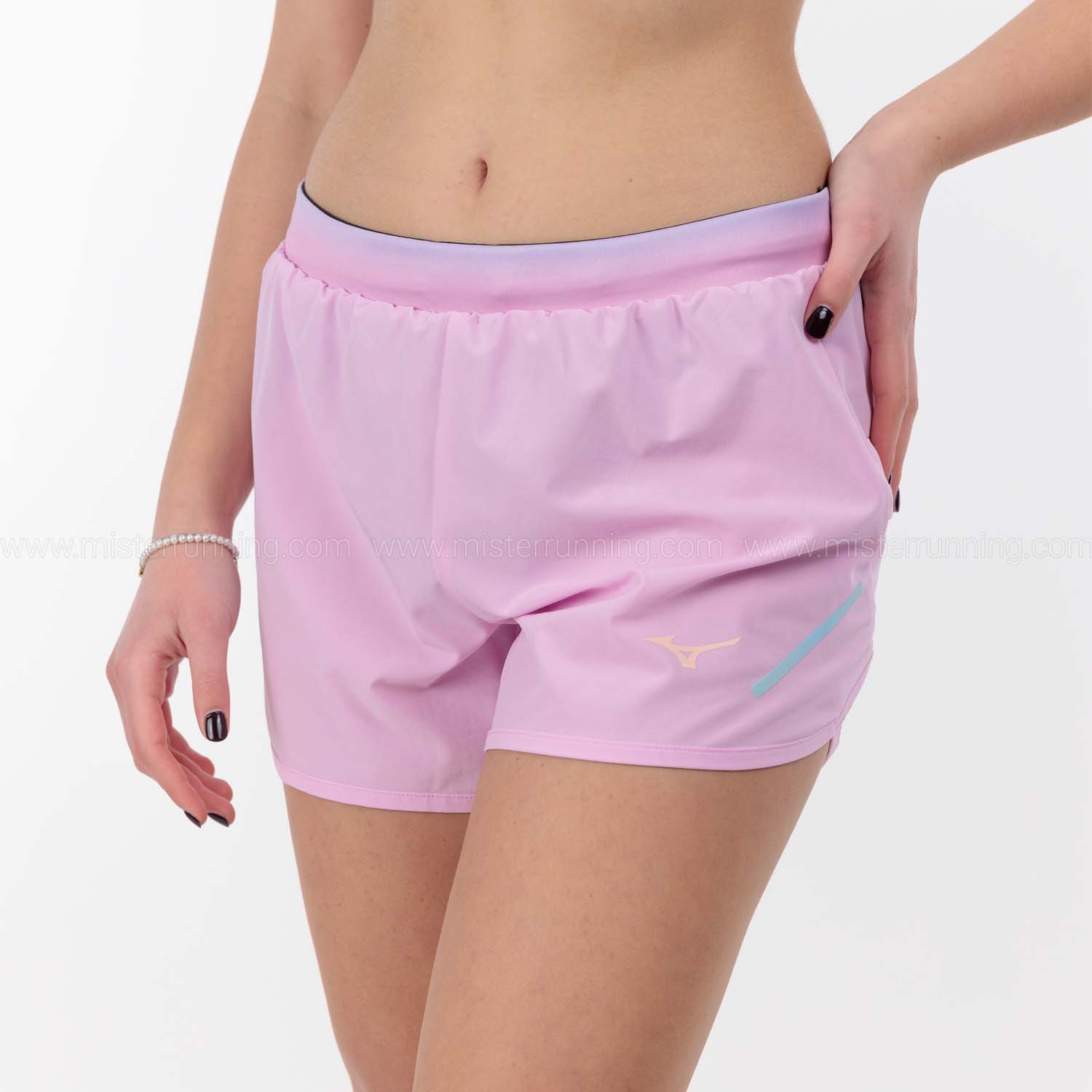 Mizuno Aero 4in Shorts - Lilac Chiffon