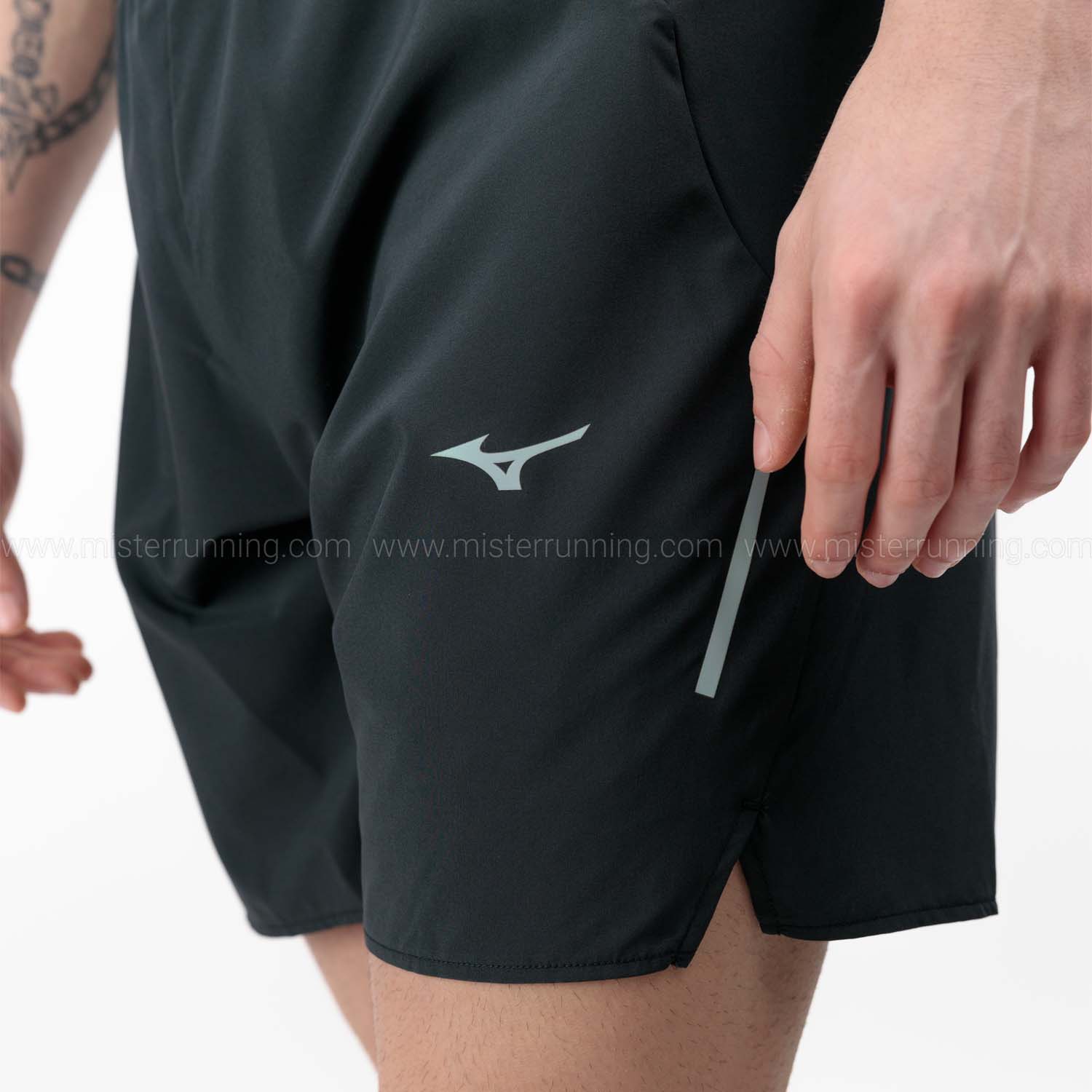 Mizuno Alpha 7.5in Shorts - Black