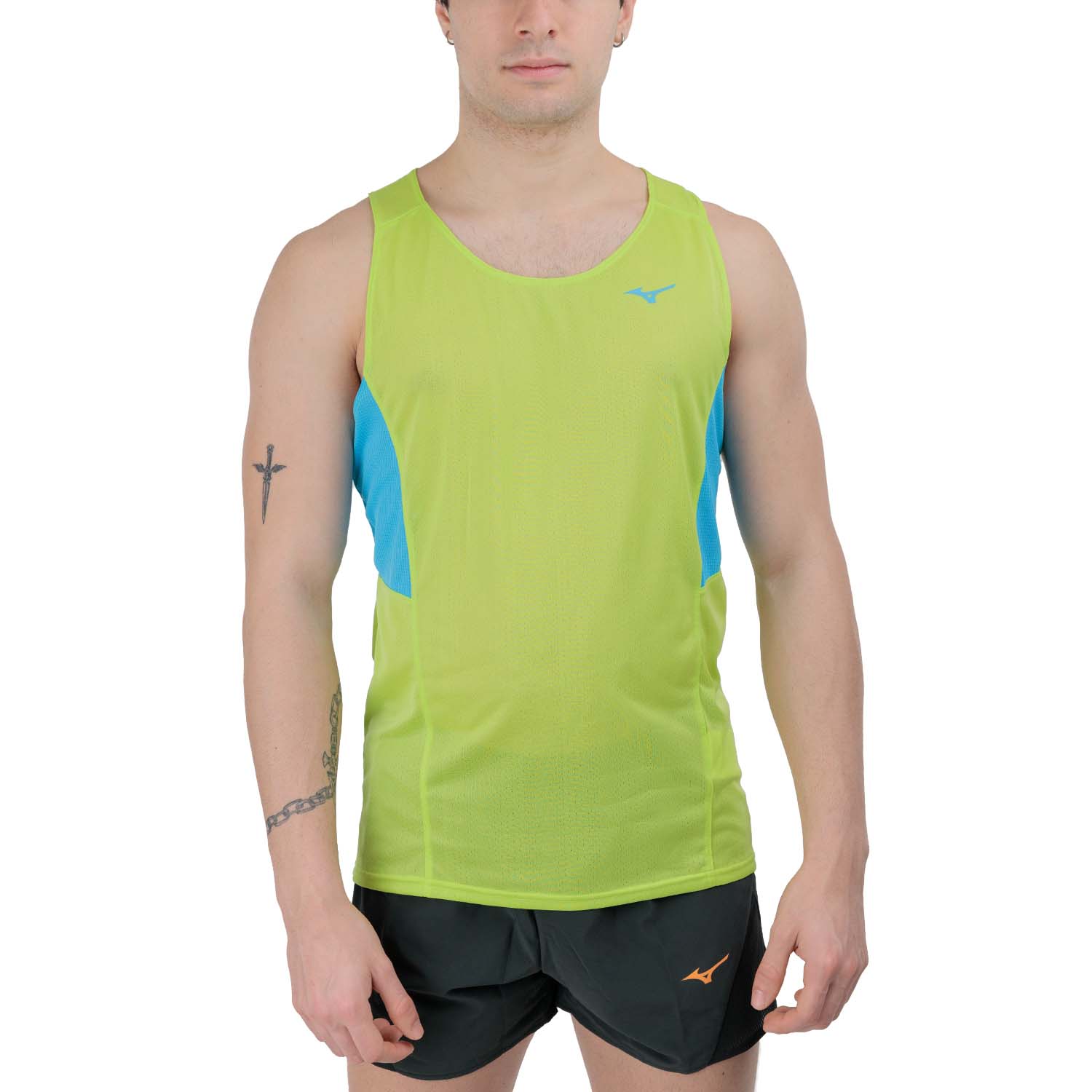 Mizuno DryAeroFlow Tank - Lime