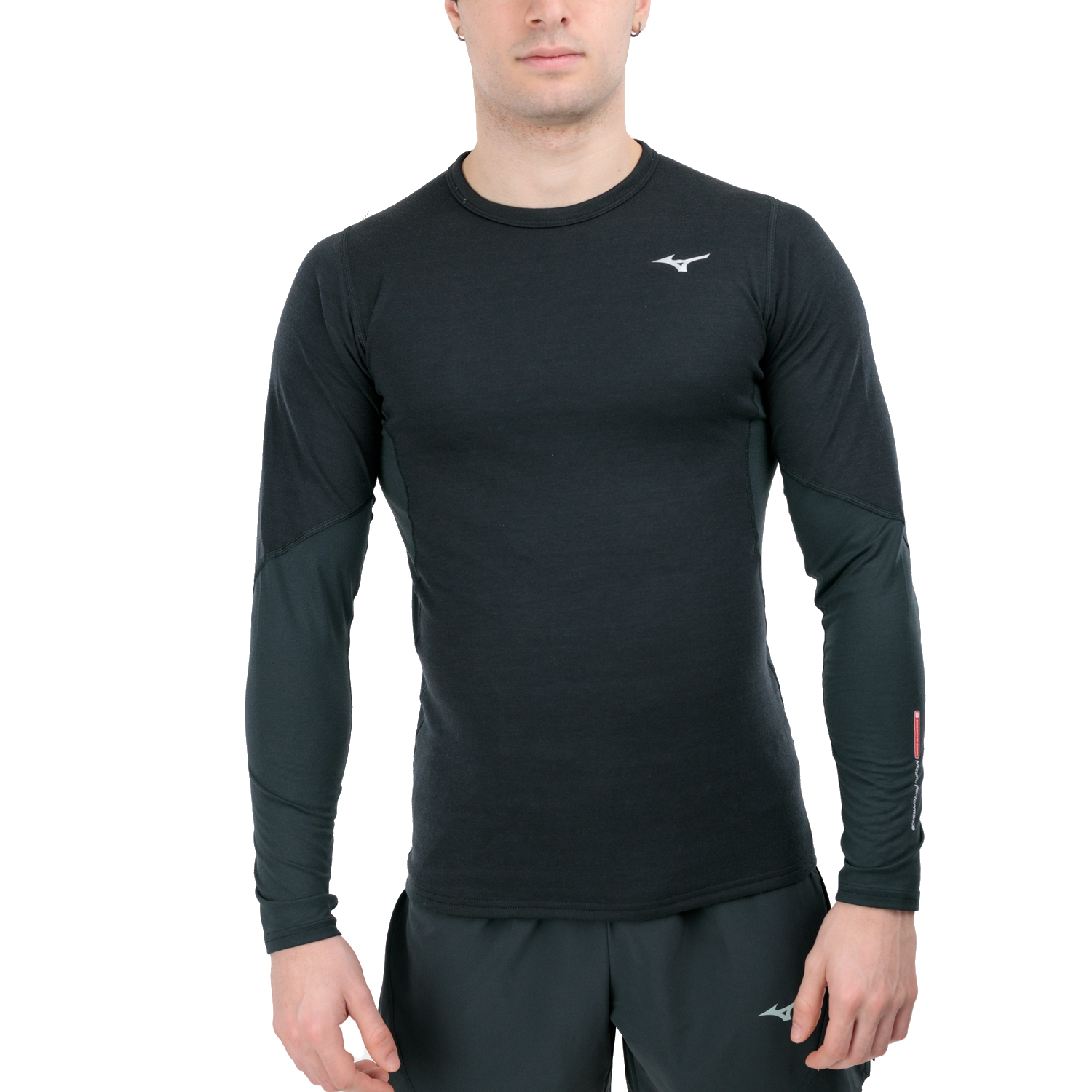 Mizuno Merino Wool Crew Maglia - Black