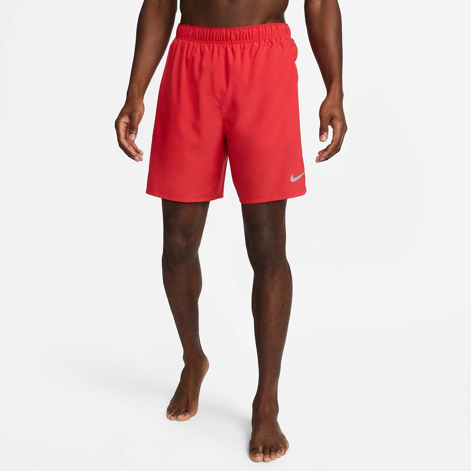 Nike Challenger Logo 7in Shorts - University Red/Reflective Silver