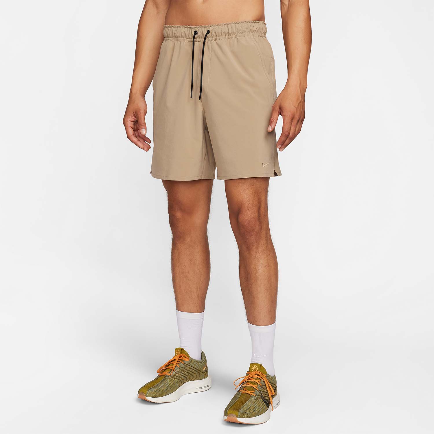 Nike Dri-FIT Unlimited 7in Pantaloncini - Khaki/Black