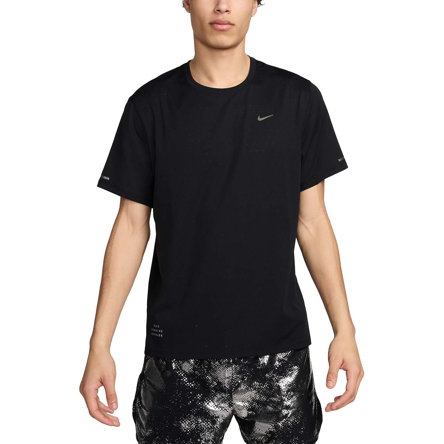 Nike Dri-FIT ADV Run Div T-Shirt - Black/Black Reflective
