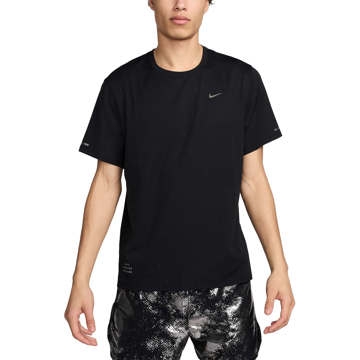 Nike Dri-FIT ADV Run Div Camiseta - Black/Black Reflective