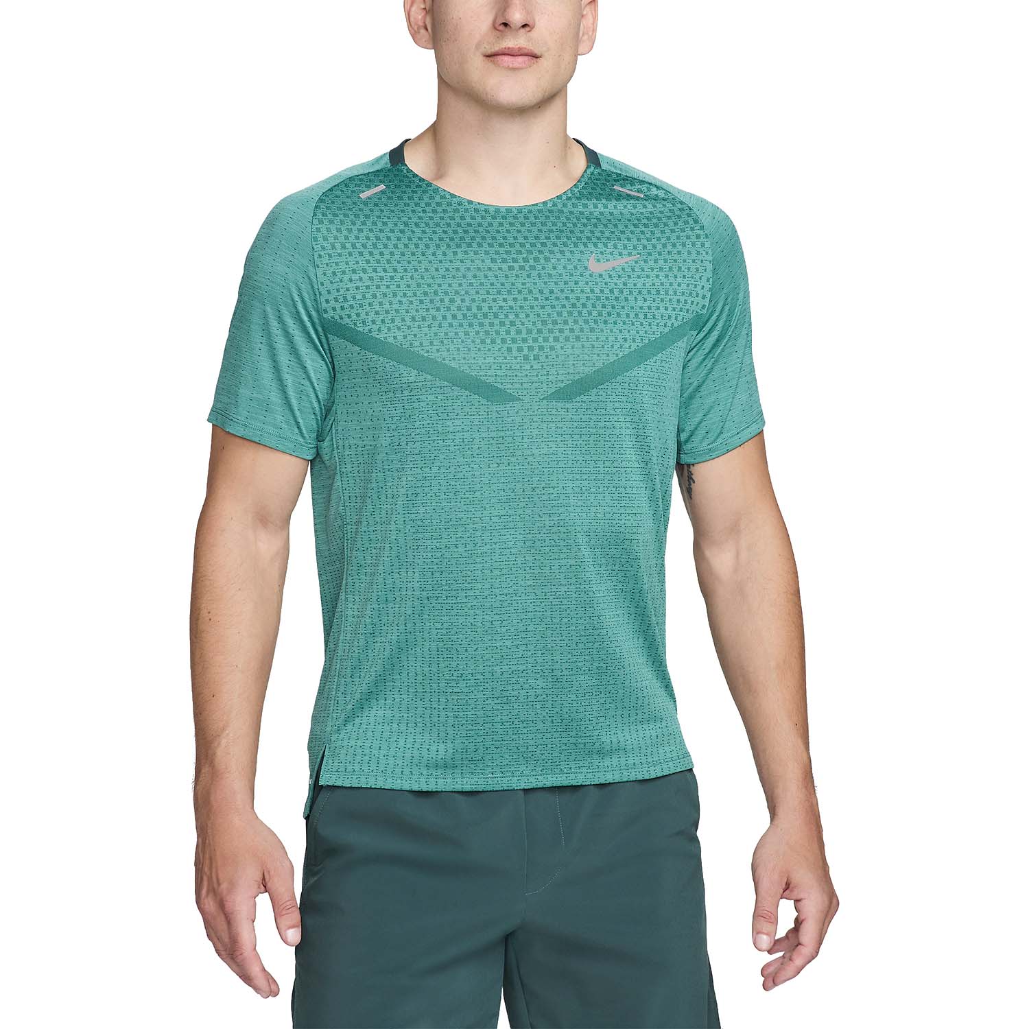 Nike Dri-FIT ADV Techknit Ultra Maglietta - Vintage Green/Bicoastal/Reflective Silver