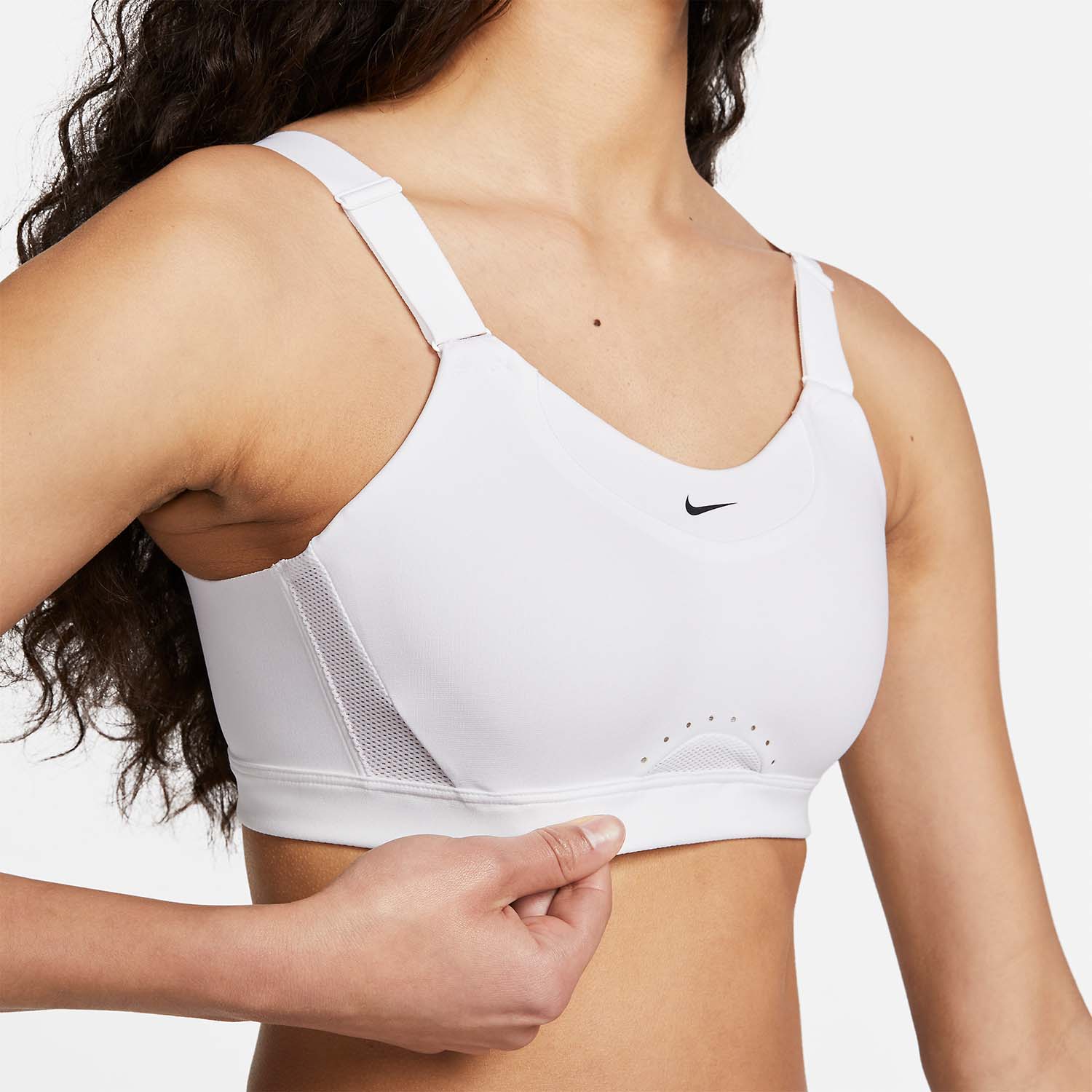 Nike Dri-FIT Alpha Reggiseno Sportivo - White/Stone Mauve/Black