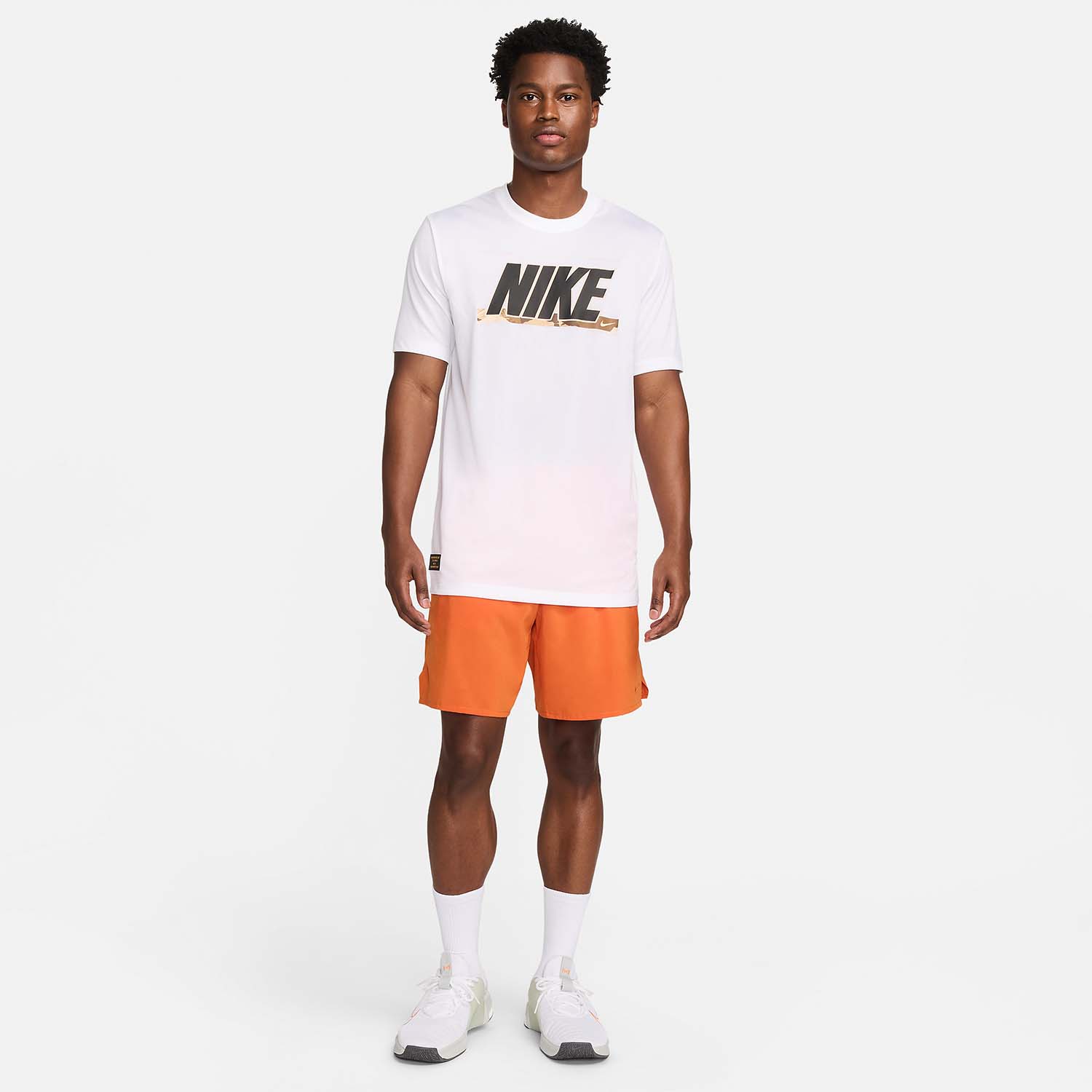 Nike Dri-FIT Camo Maglietta - White