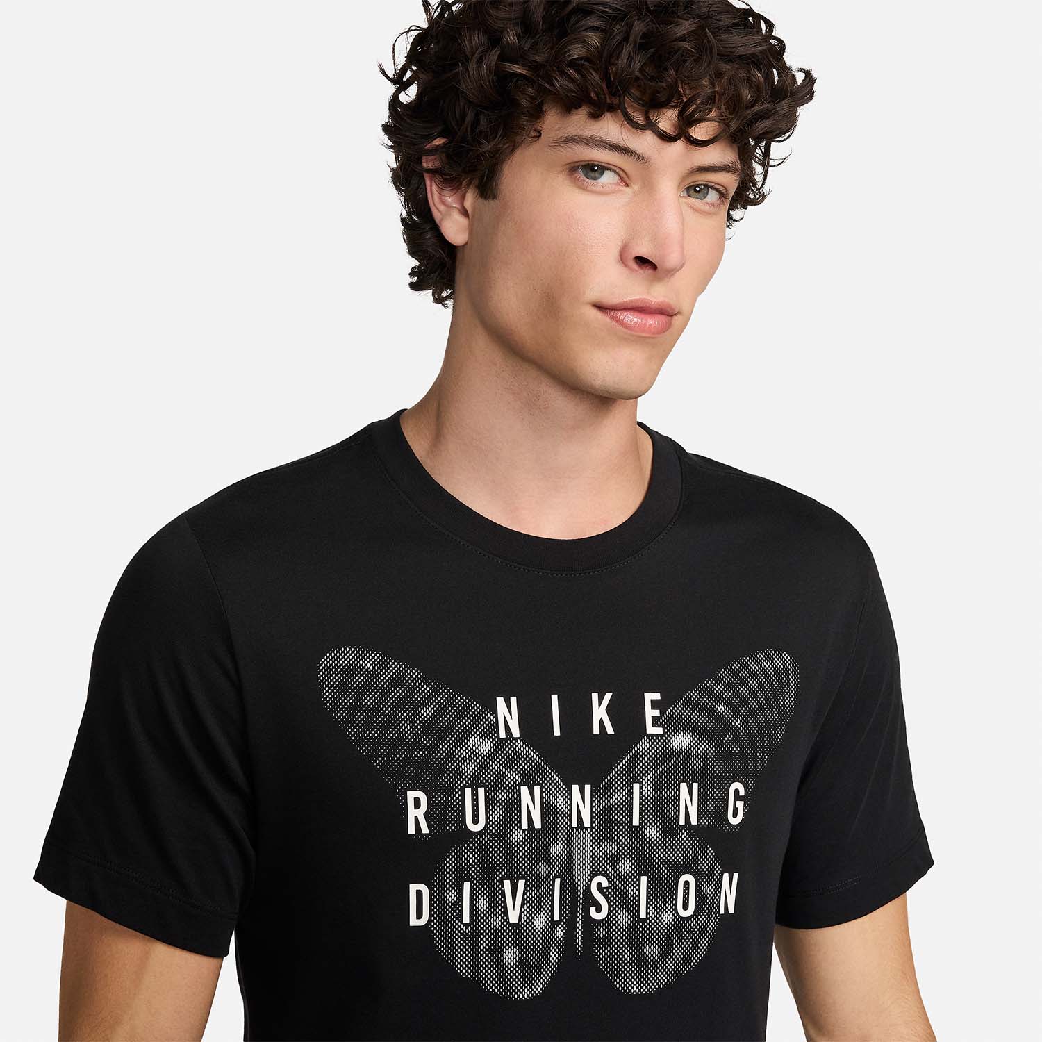 Nike Dri-FIT Division Logo Camiseta - Black