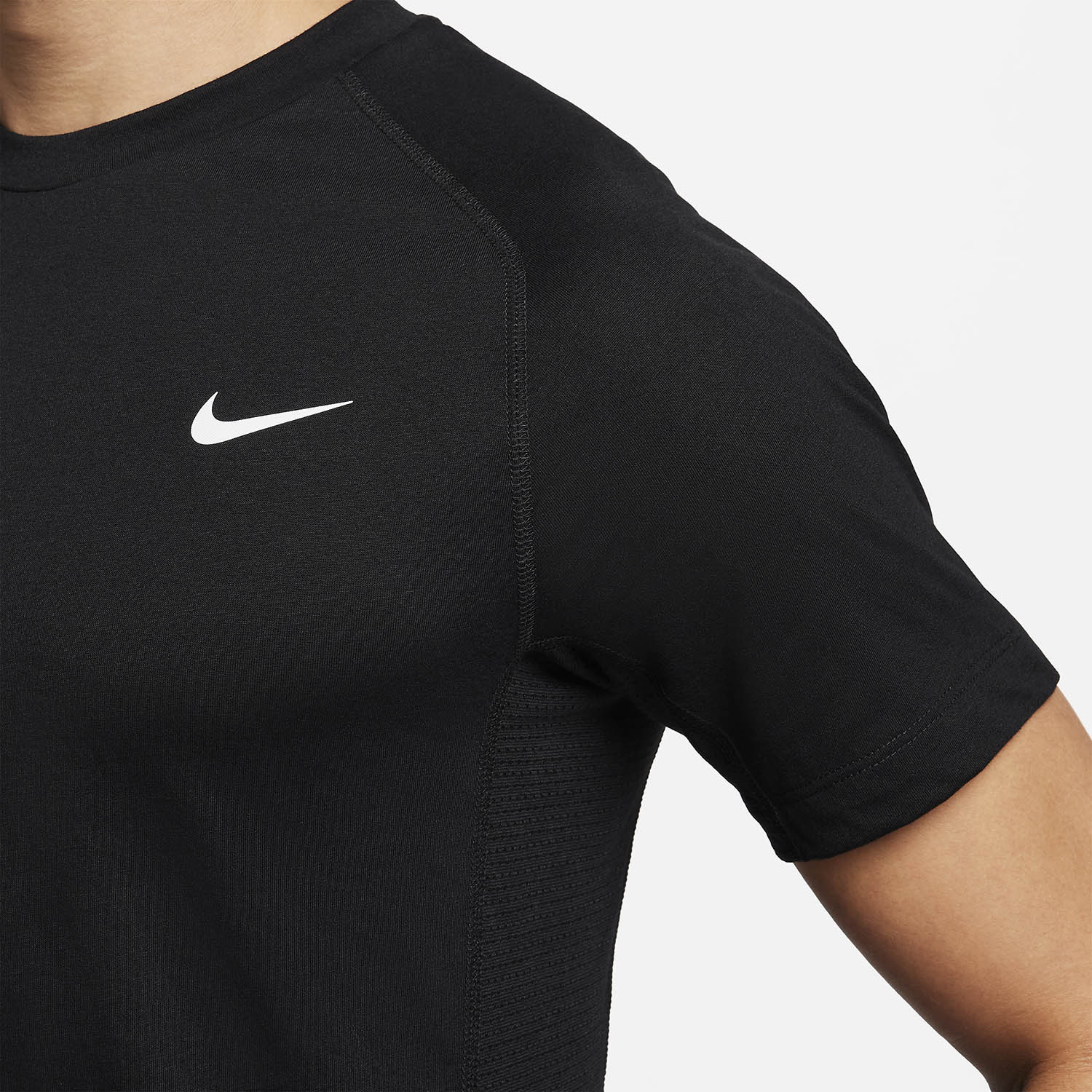 Nike Dri-FIT Flex Rep T-Shirt - Black/White