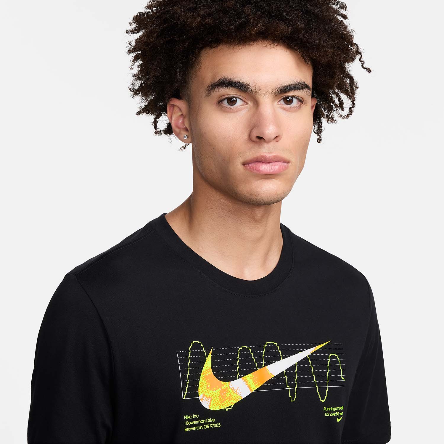 Nike Dri-FIT Graphic Maglietta - Black