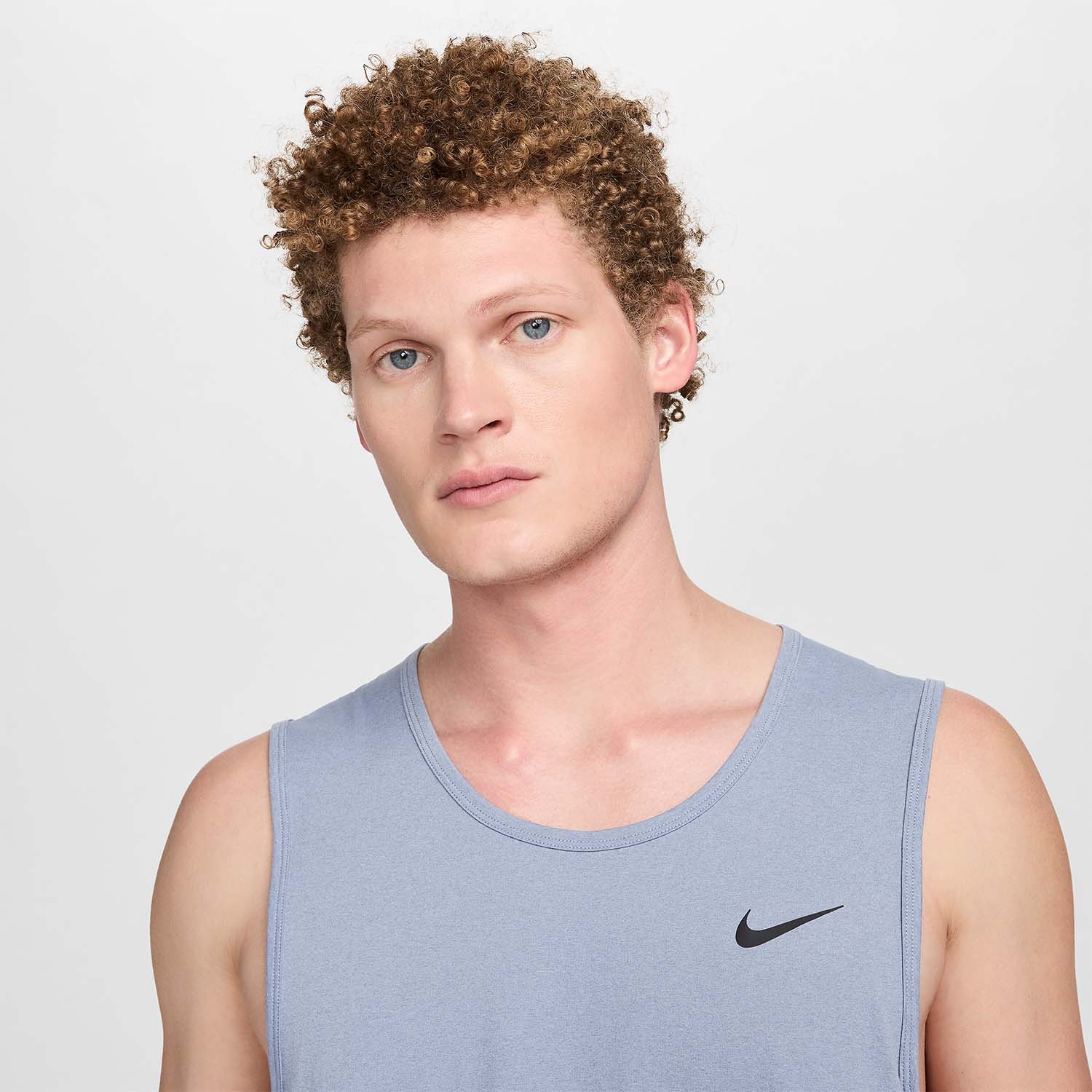 Nike Dri-FIT Hyverse Tank - Ashen Slate/Black