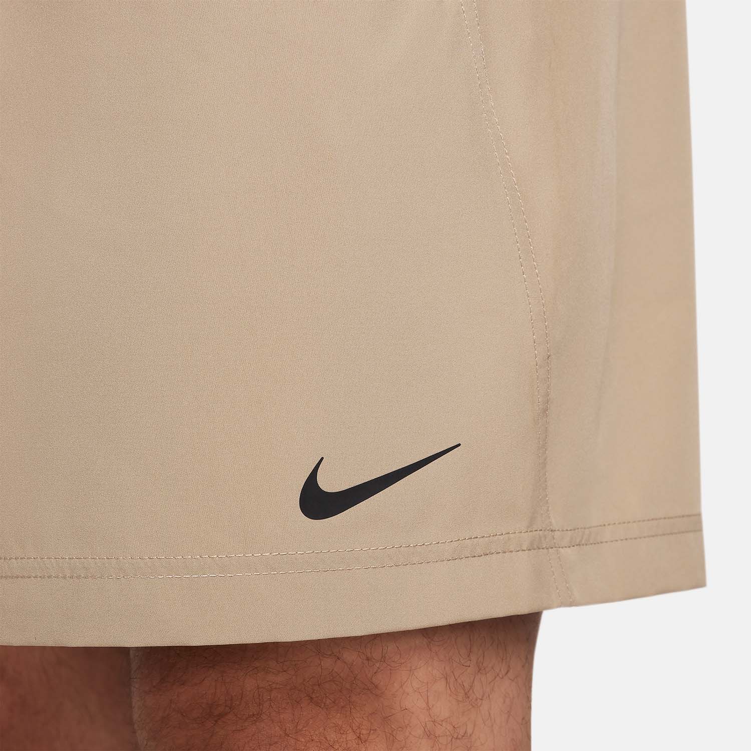 Nike Dri FIT Knit 7in Shorts de Entrenamiento Hombre Khaki Black