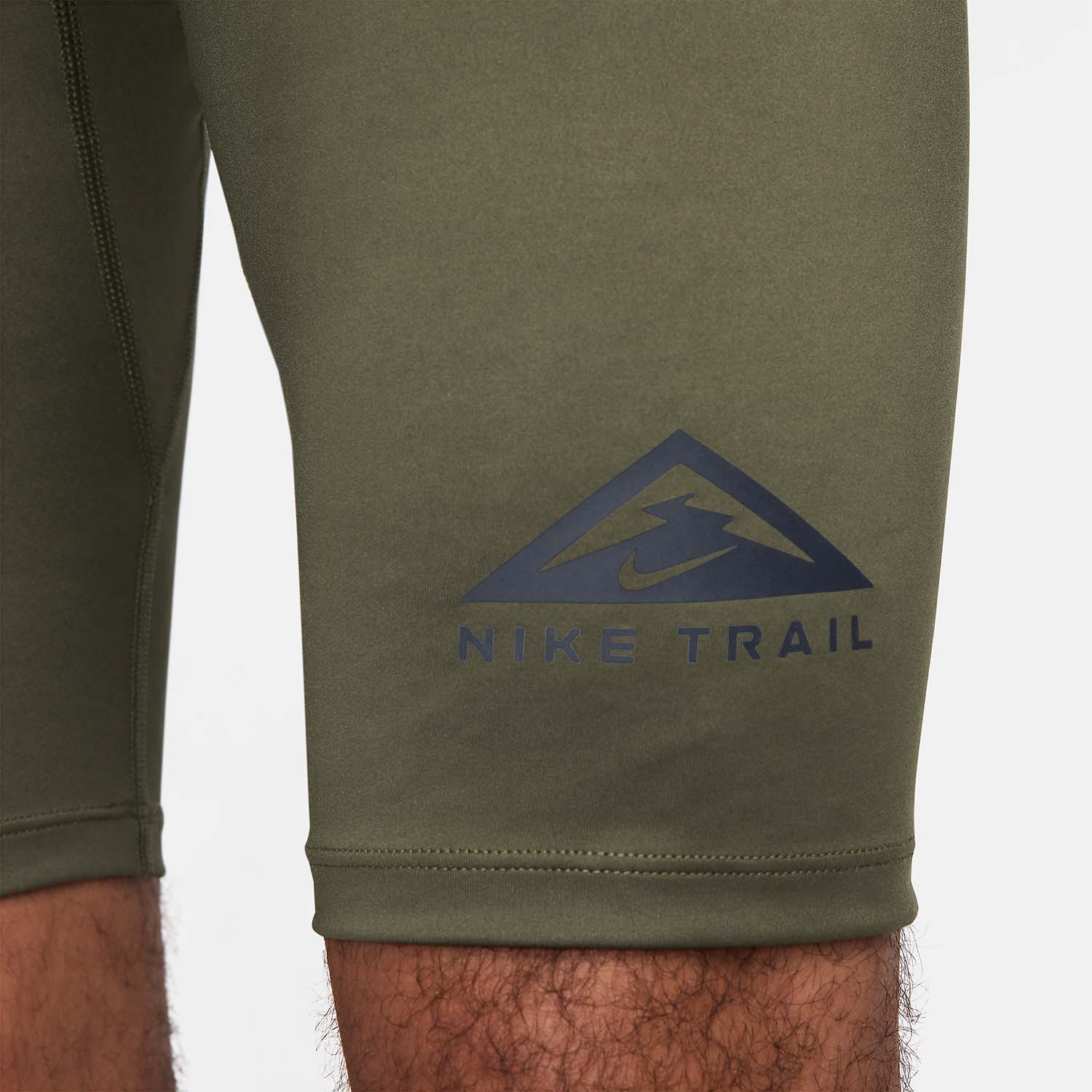 Nike Trail Dri-FIT Lava Loops 9.5in Shorts - Medium Olive/Black