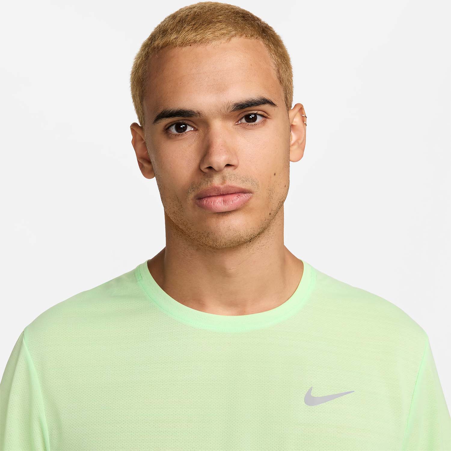 Nike Dri-FIT Miler Breathe T-Shirt - Vapor Green/Reflective Silver