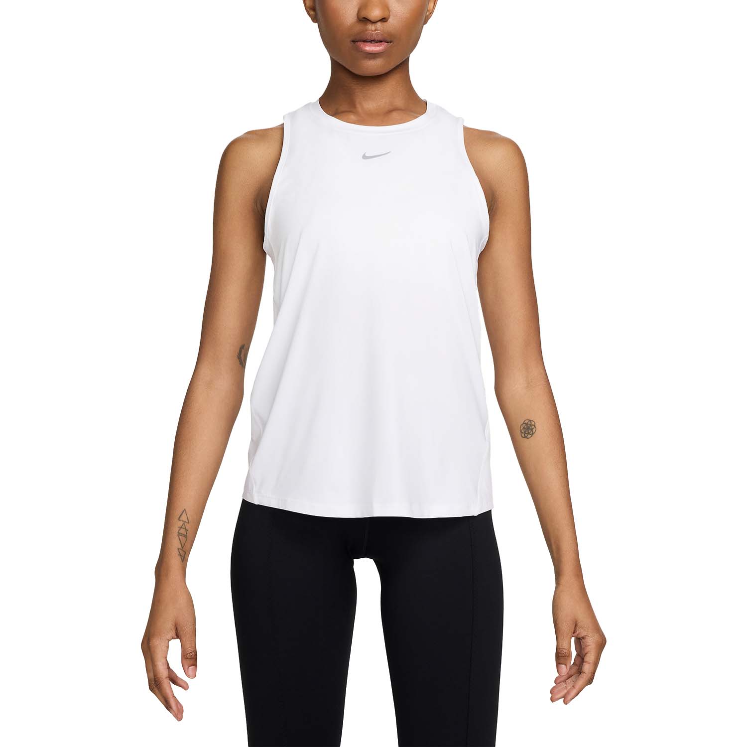 Nike Dri-FIT One Classic Tank - White/Black