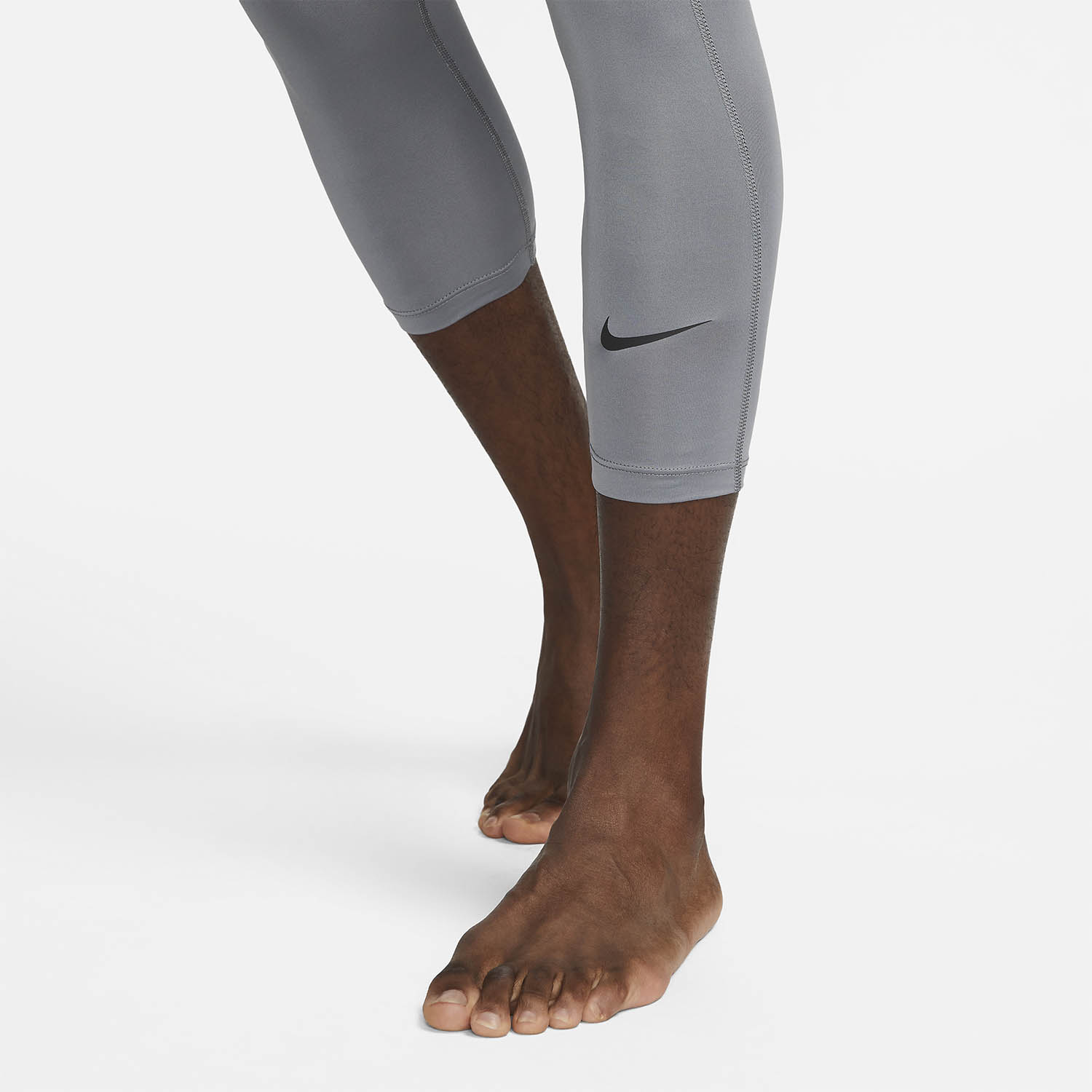Nike Dri-FIT Pro 3/4 Long Tights - Smoke Grey/Black