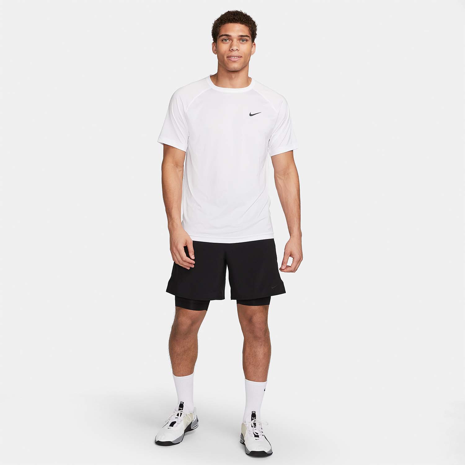 Nike Dri-FIT Ready T-Shirt - White/Black