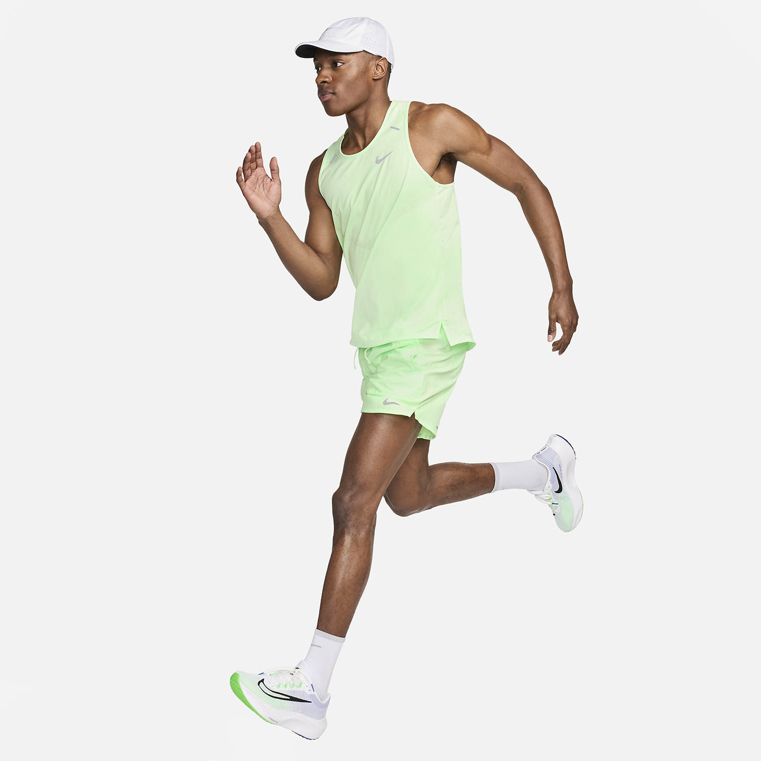 Nike Dri-FIT Rise 365 Canotta - Vapor Green/Reflective Silver