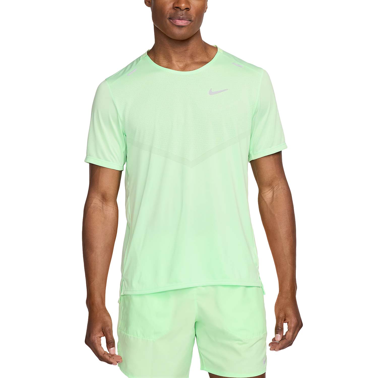 Nike Dri-FIT Rise 365 T-Shirt - Vapor Green/Reflective Silver