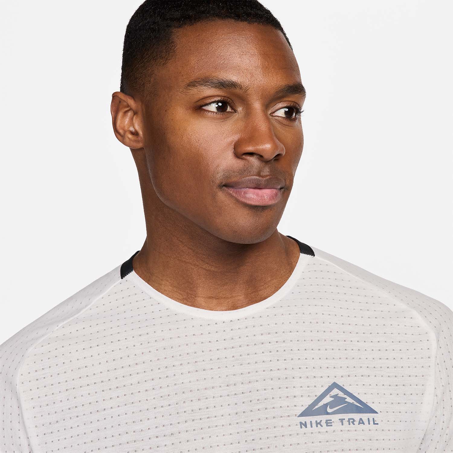 Nike Dri-FIT Solar Chase T-Shirt - Summit White/Black