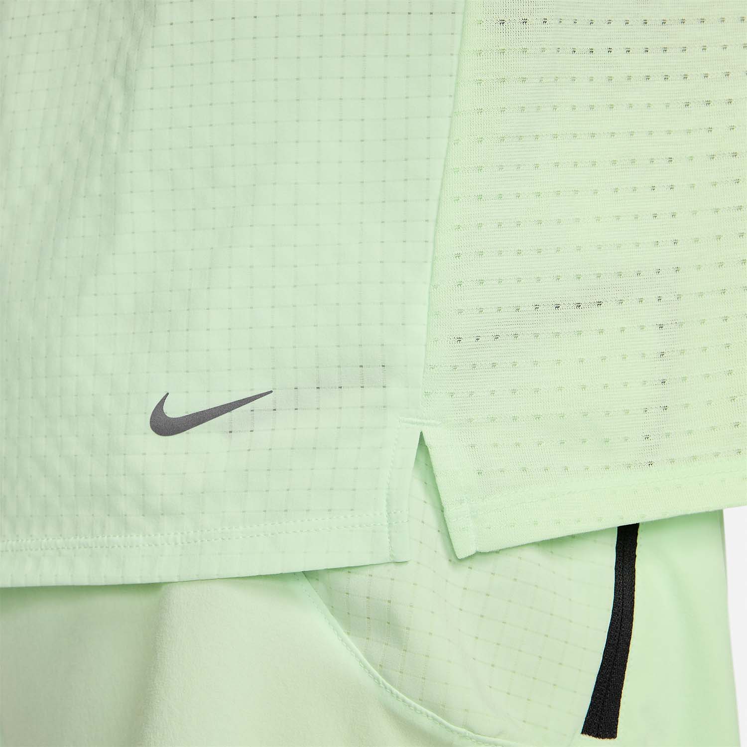 Nike Dri-FIT Solar Chase Maglietta - Vapor Green/Black