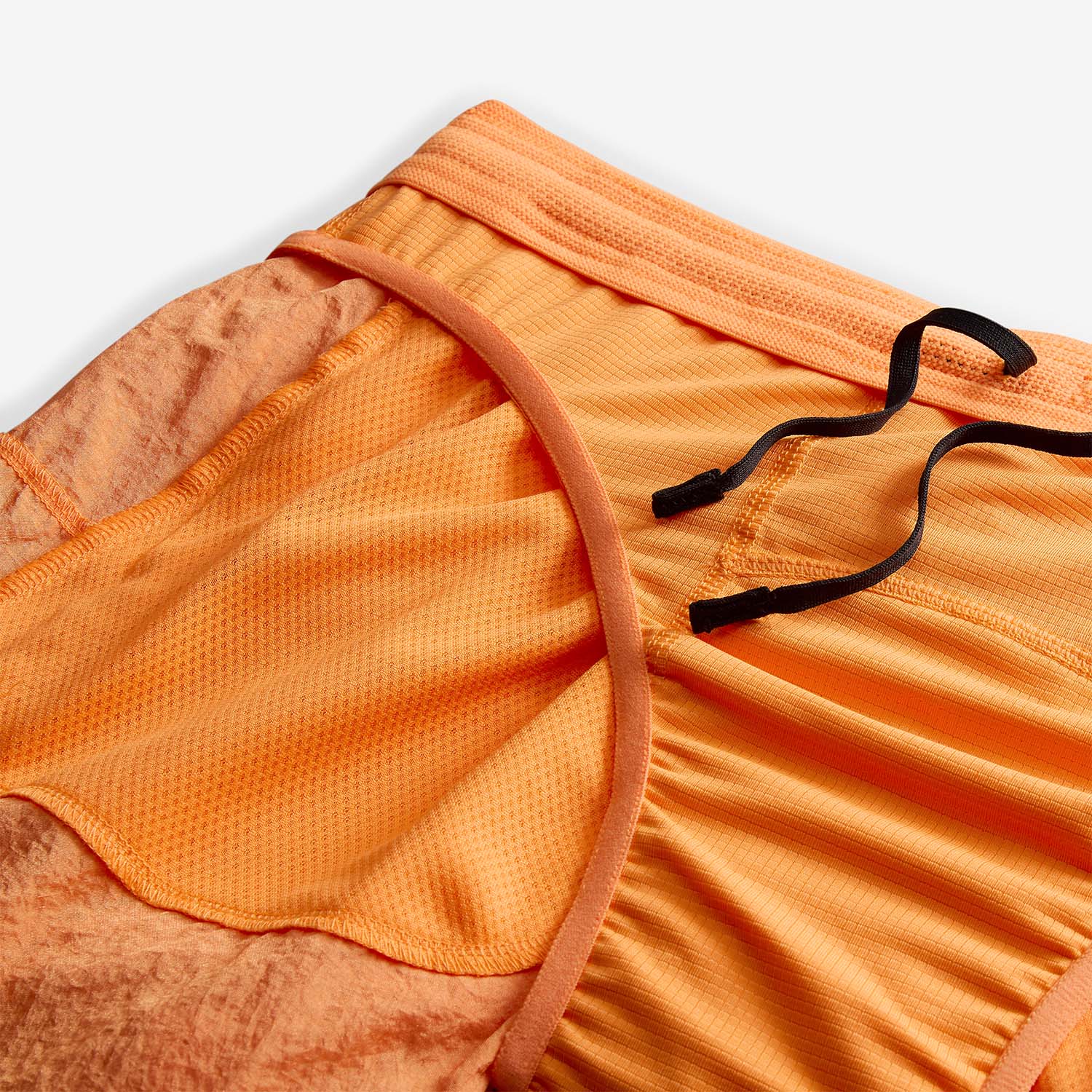Nike Dri-FIT Stride 5in Shorts - Bright Mandarin/Black