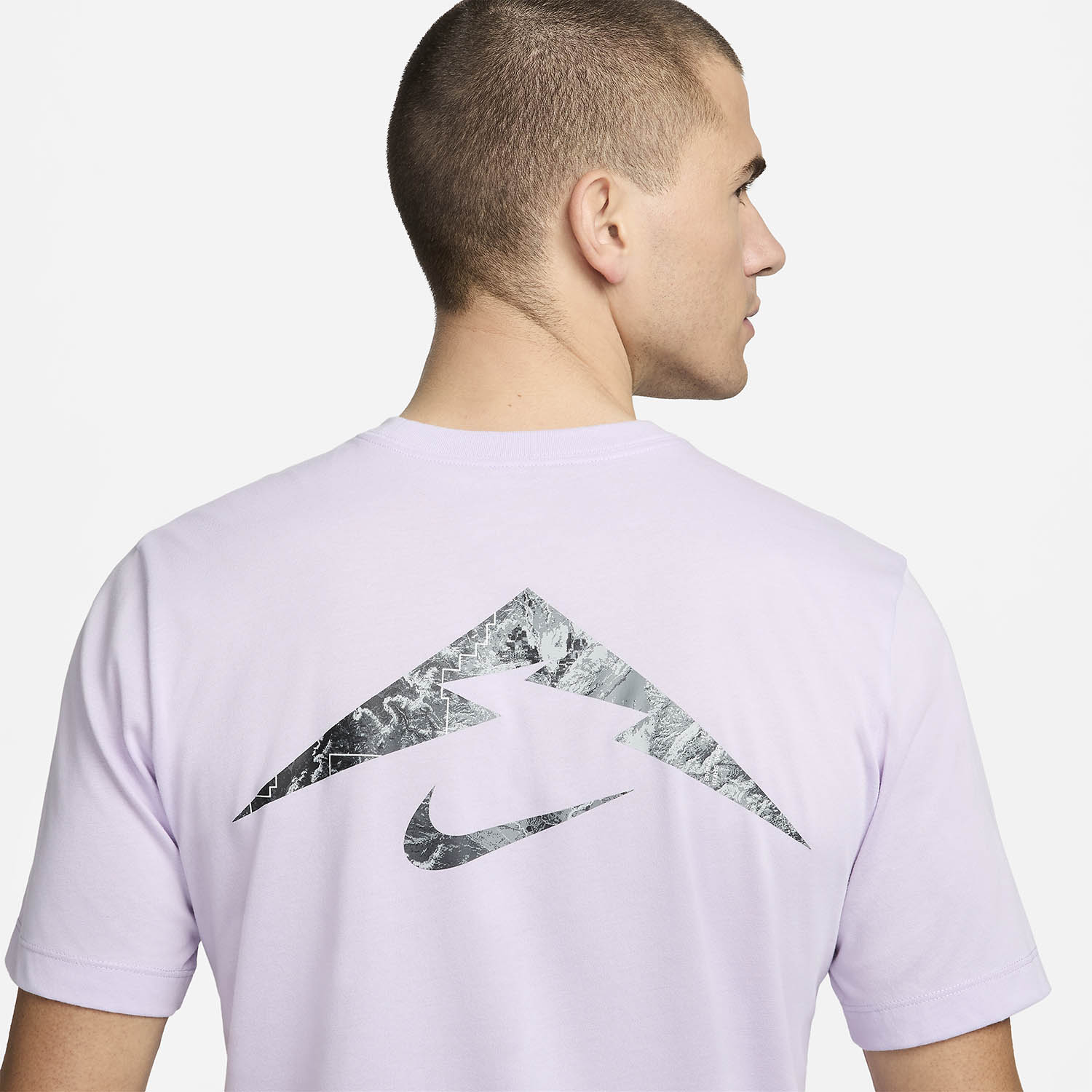 Nike Dri-FIT Trail Logo Camiseta - Violet Mist