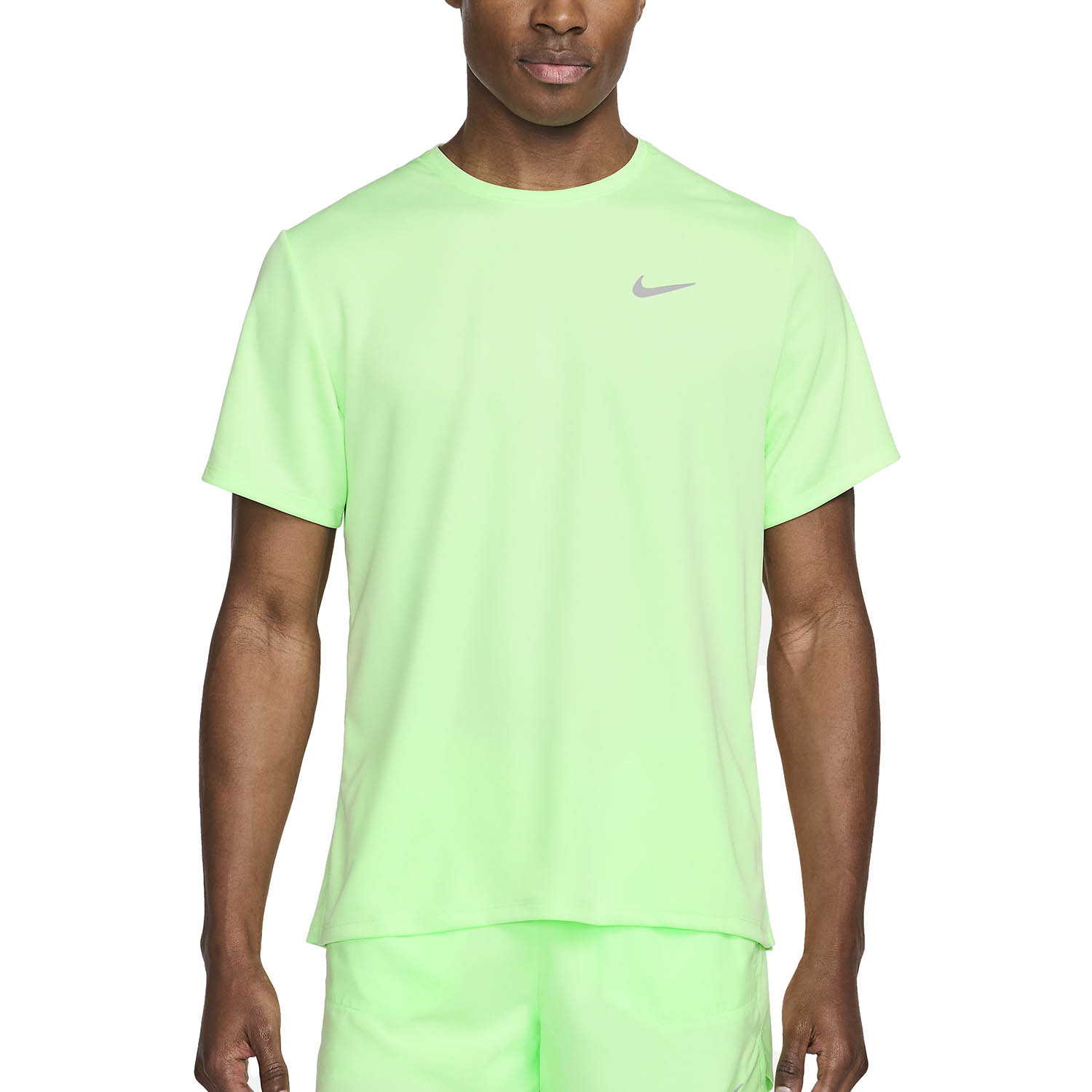 Nike Dri-FIT UV Run Division Miler Camiseta - Vapor Green/Reflective Silver