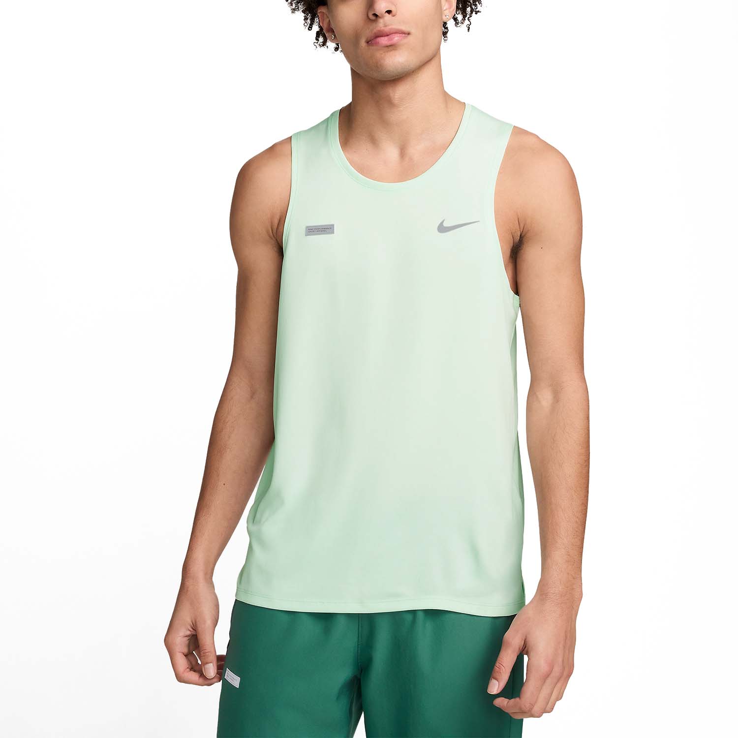Nike Flash Miler Canotta - Barely Green/Reflective Silver